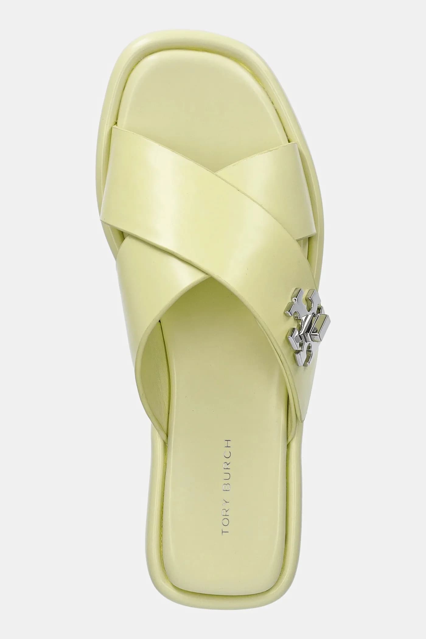 Кожаные шлепанцы T Lock Cross Band Slide - фото 4