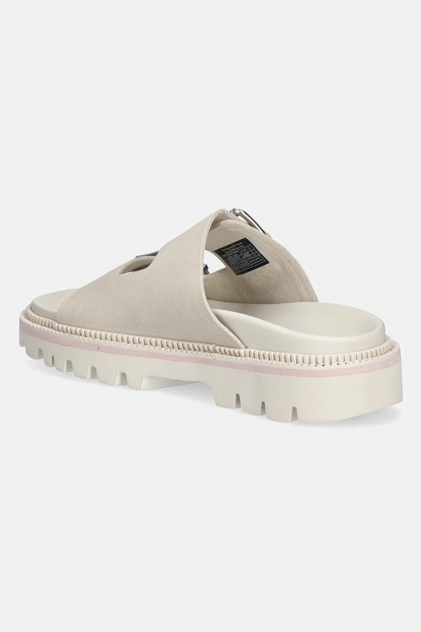 Замшевые тапочки DOUBLE STRAP SANDAL SUEDE - фото 3