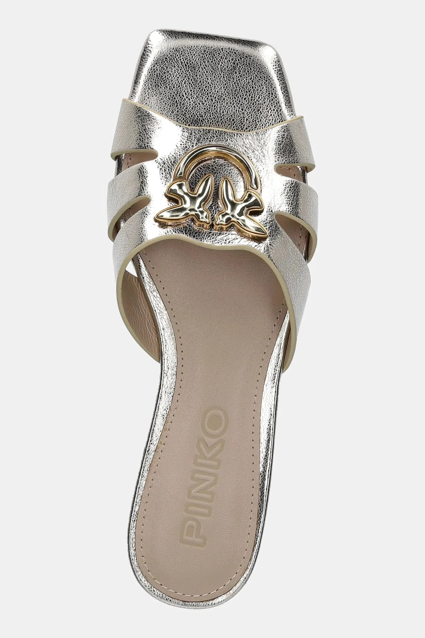 кожаные шлепанцы Marli - фото 4