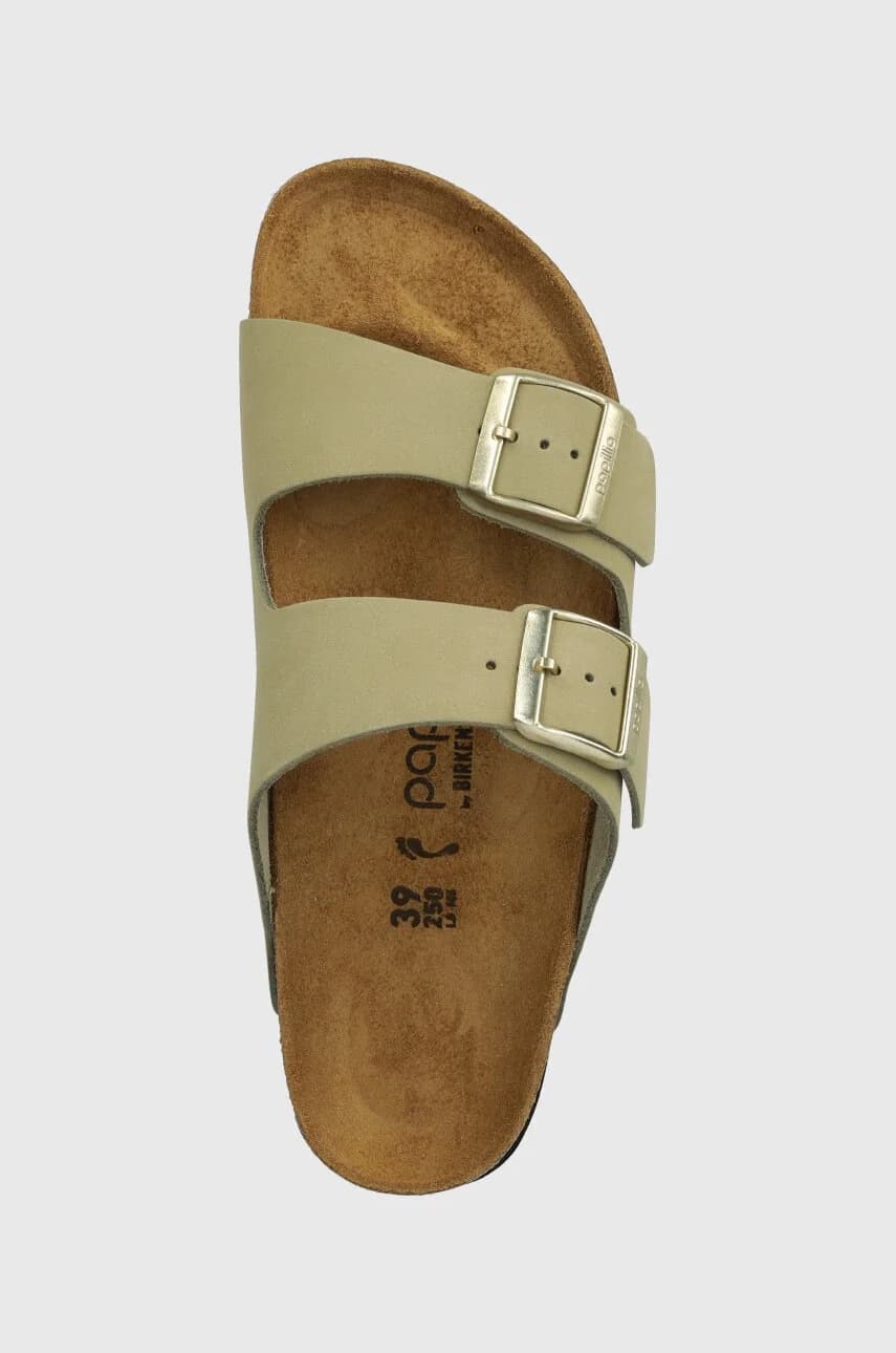 шлепанцы Arizona Platform Flex Birkenstock x Papillio из нубука - фото 4