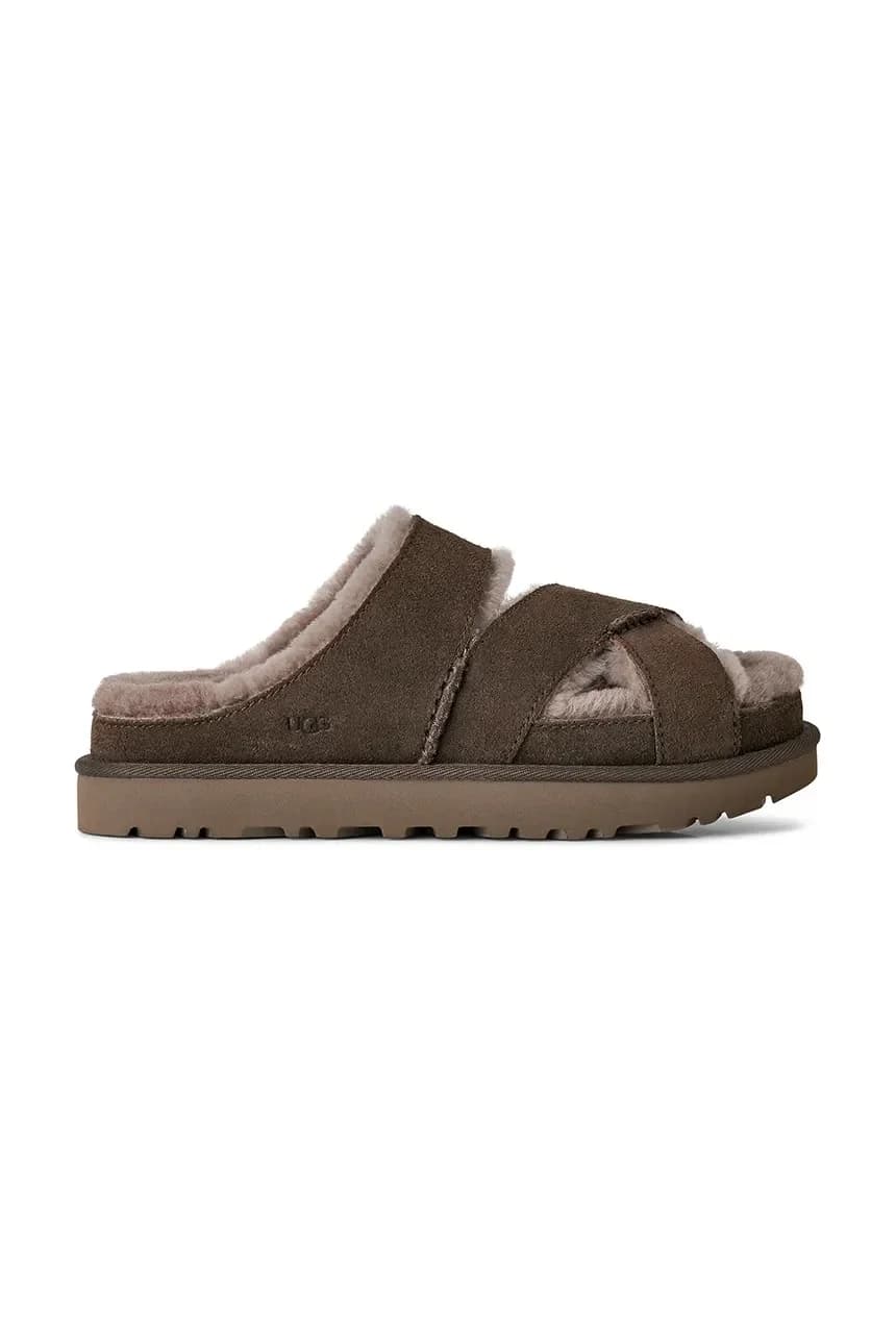 Замшевые тапочки W Greenport Cross Strap Slide