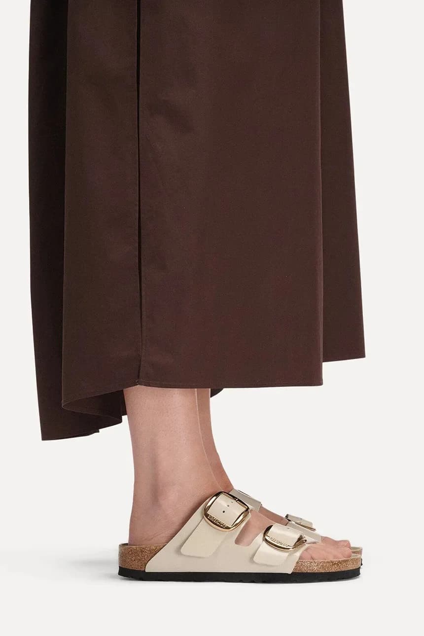 Кожаные шлепанцы Arizona с большой пряжкой - фото 6