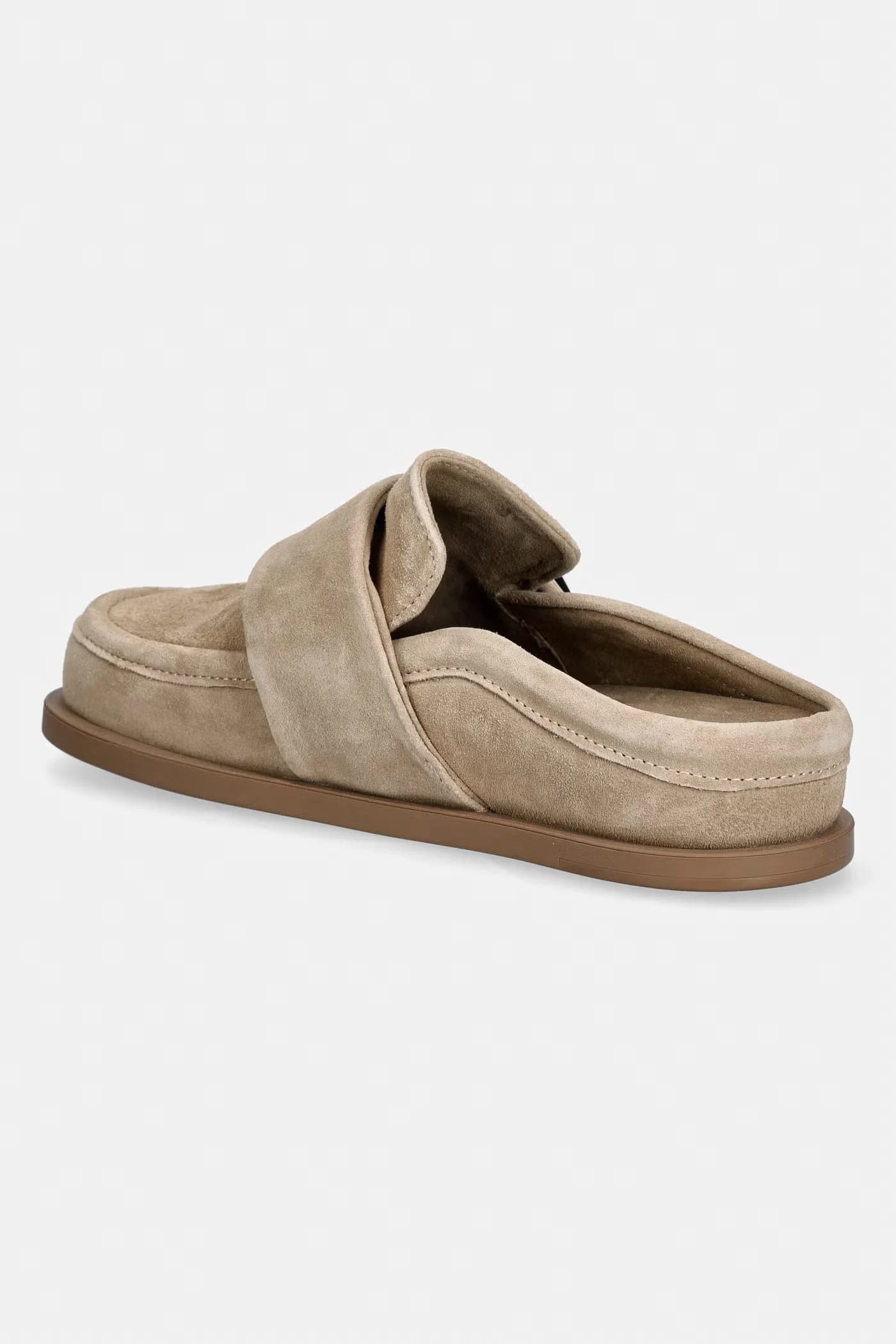 Мюли Мягкие женские замшевые тапочки-мюли - фото 3