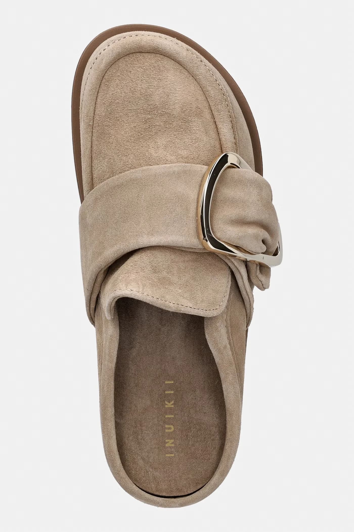 Мюли Мягкие женские замшевые тапочки-мюли - фото 4