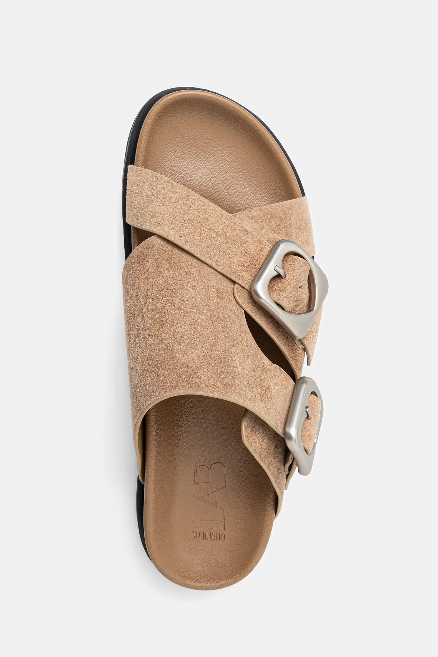 Замшевые шлепанцы - фото 4