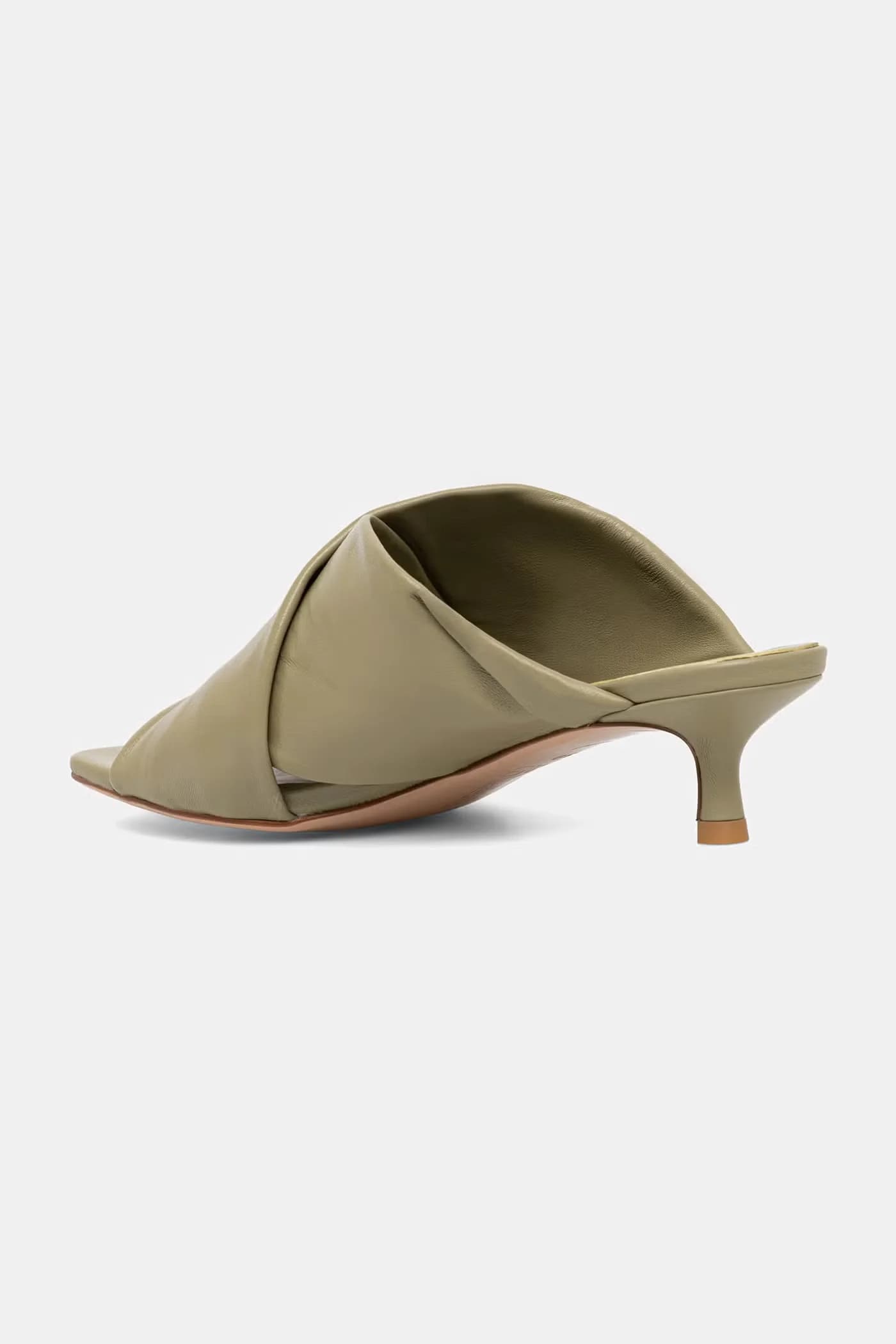 Женские кожаные шлепанцы - фото 4