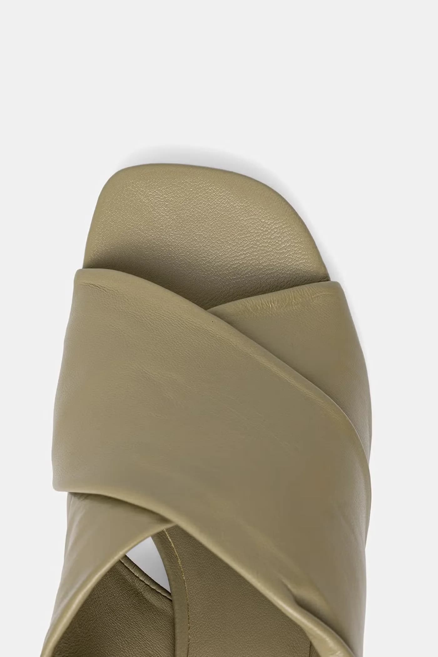 Женские кожаные шлепанцы - фото 5