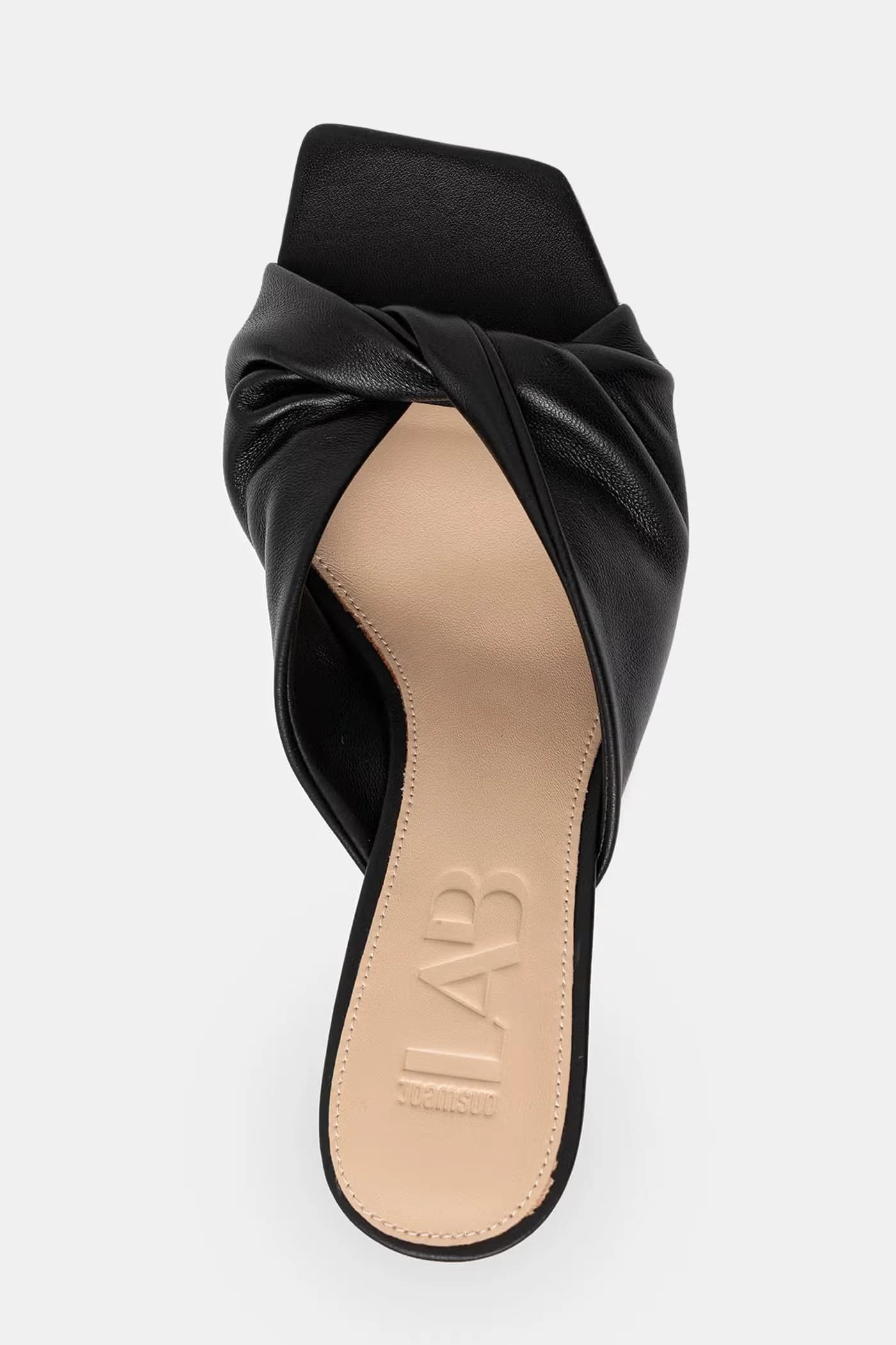 Женские кожаные шлепанцы - фото 4