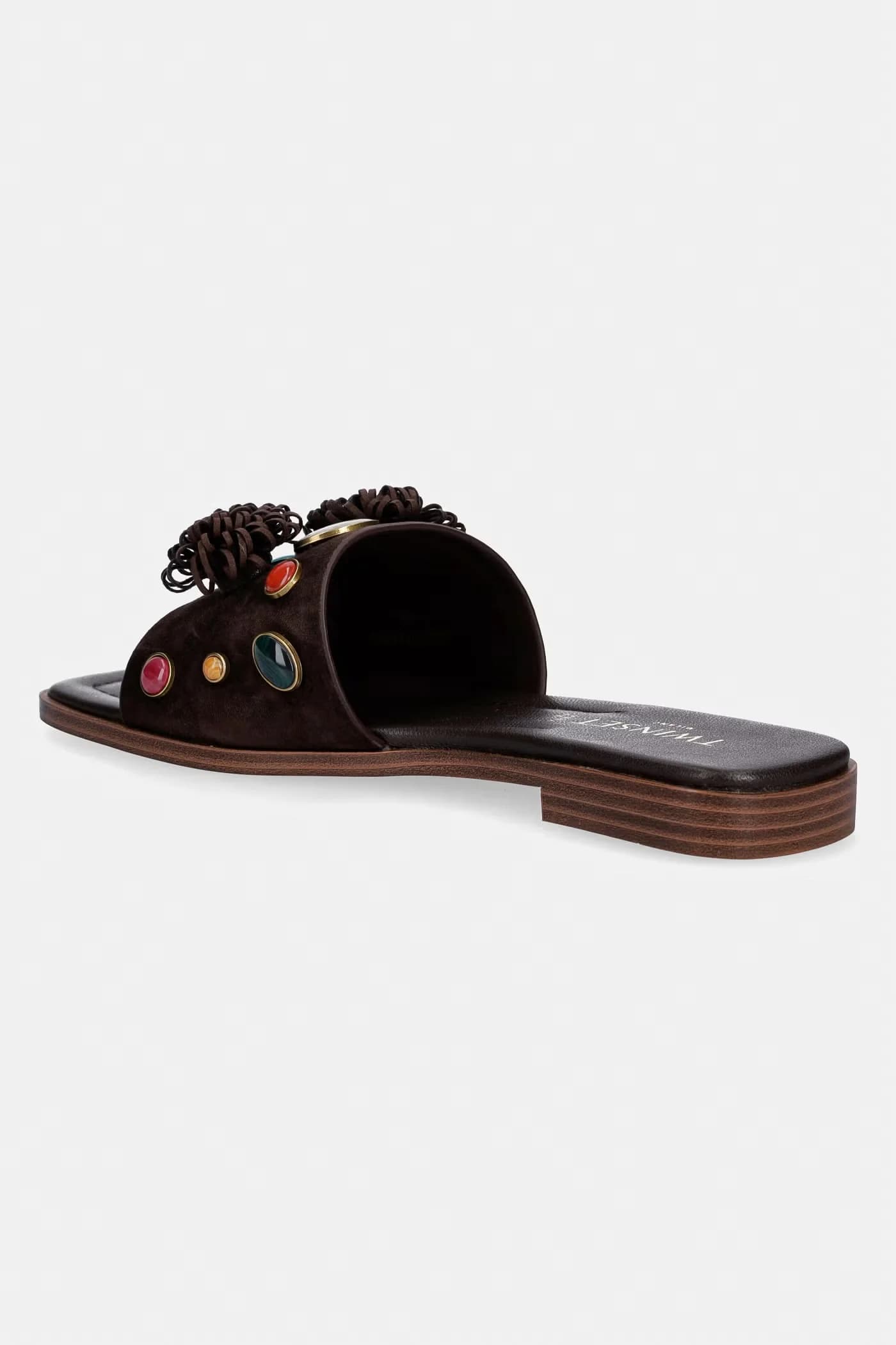 Женские тапочки из нубука - фото 3