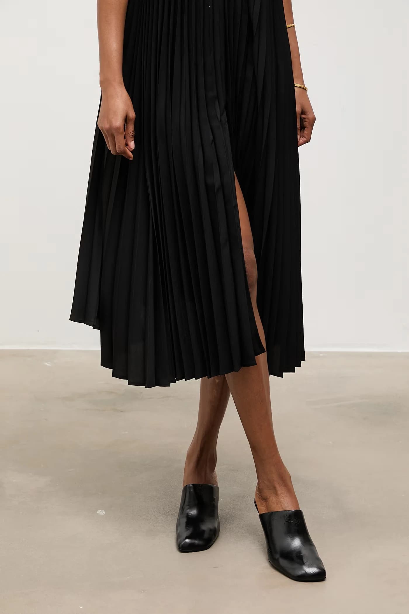 Женские кожаные тапочки-мюли - фото 7