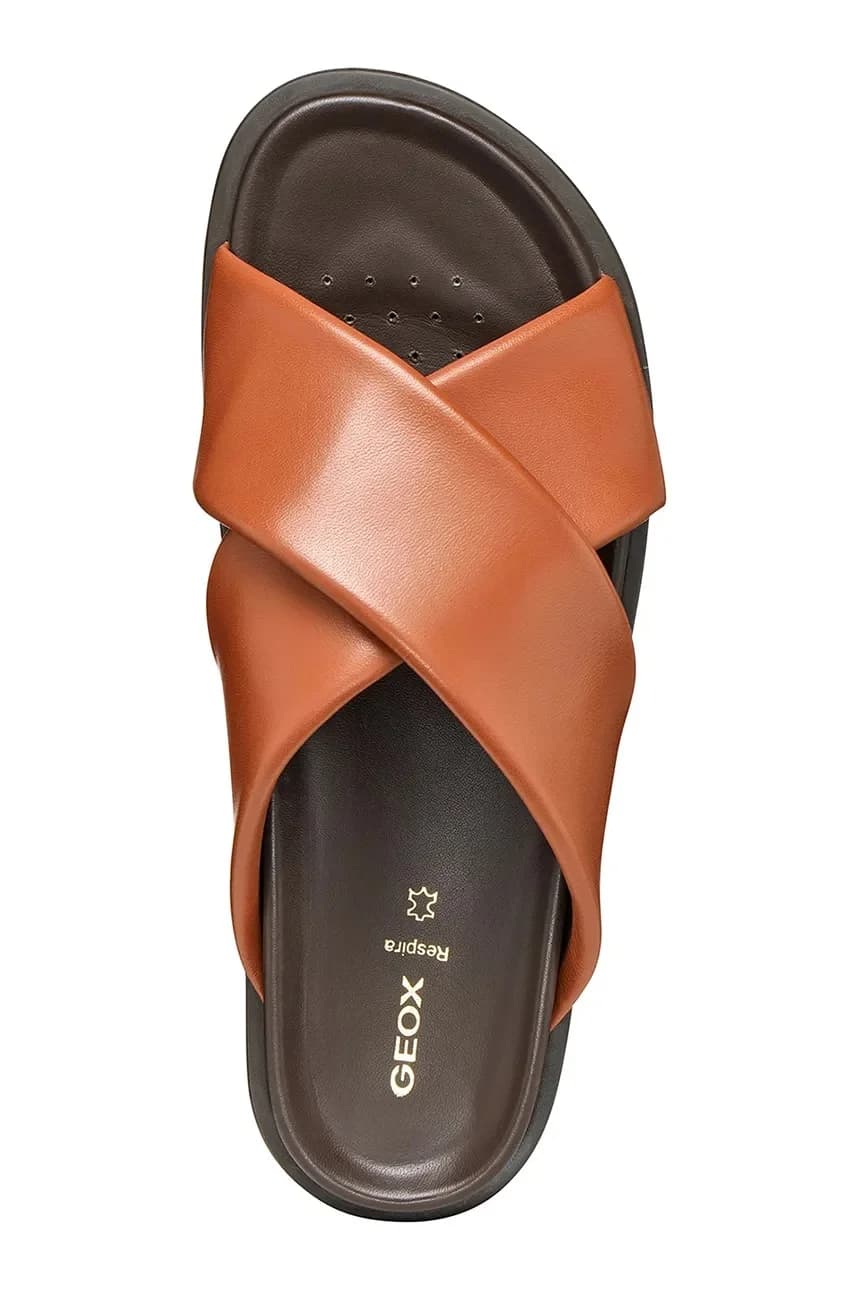 Кожаные шлепанцы D ADELASH - фото 5