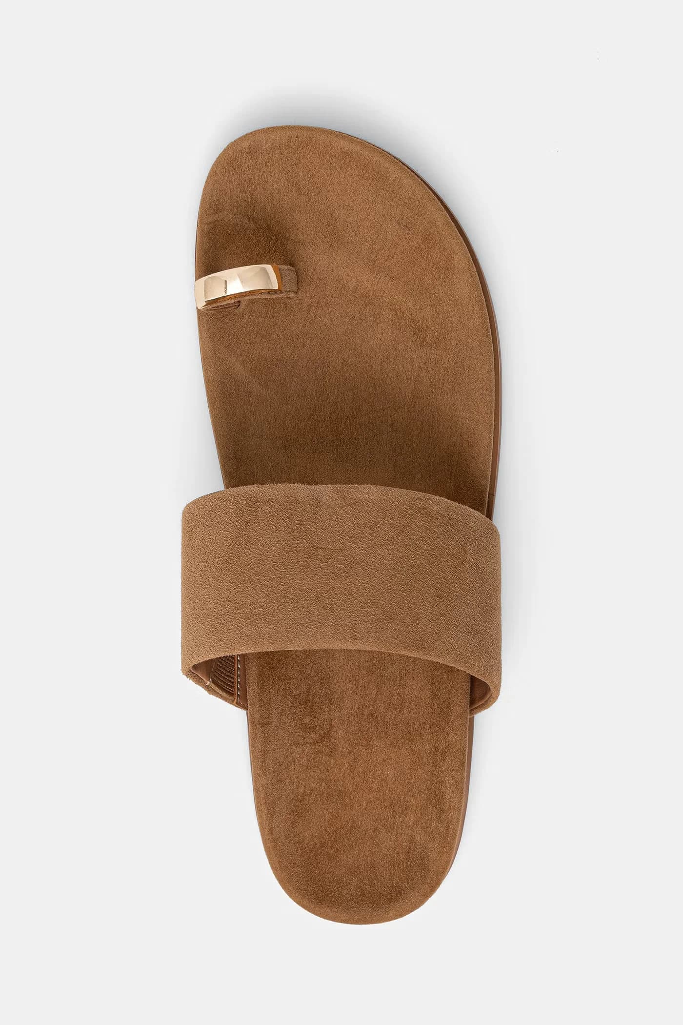 Замшевые шлепанцы - фото 4