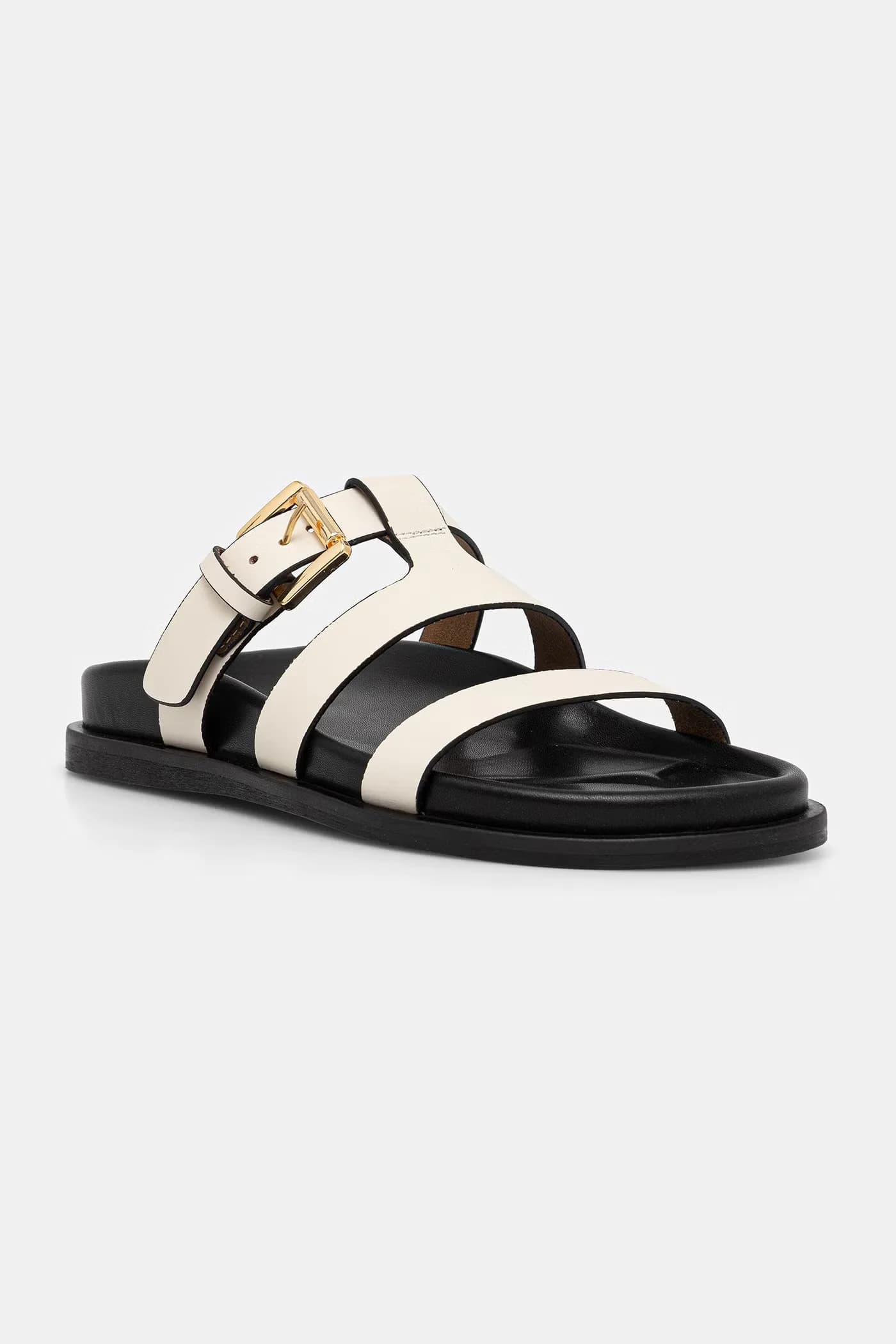 Кожаные шлепанцы - фото 2