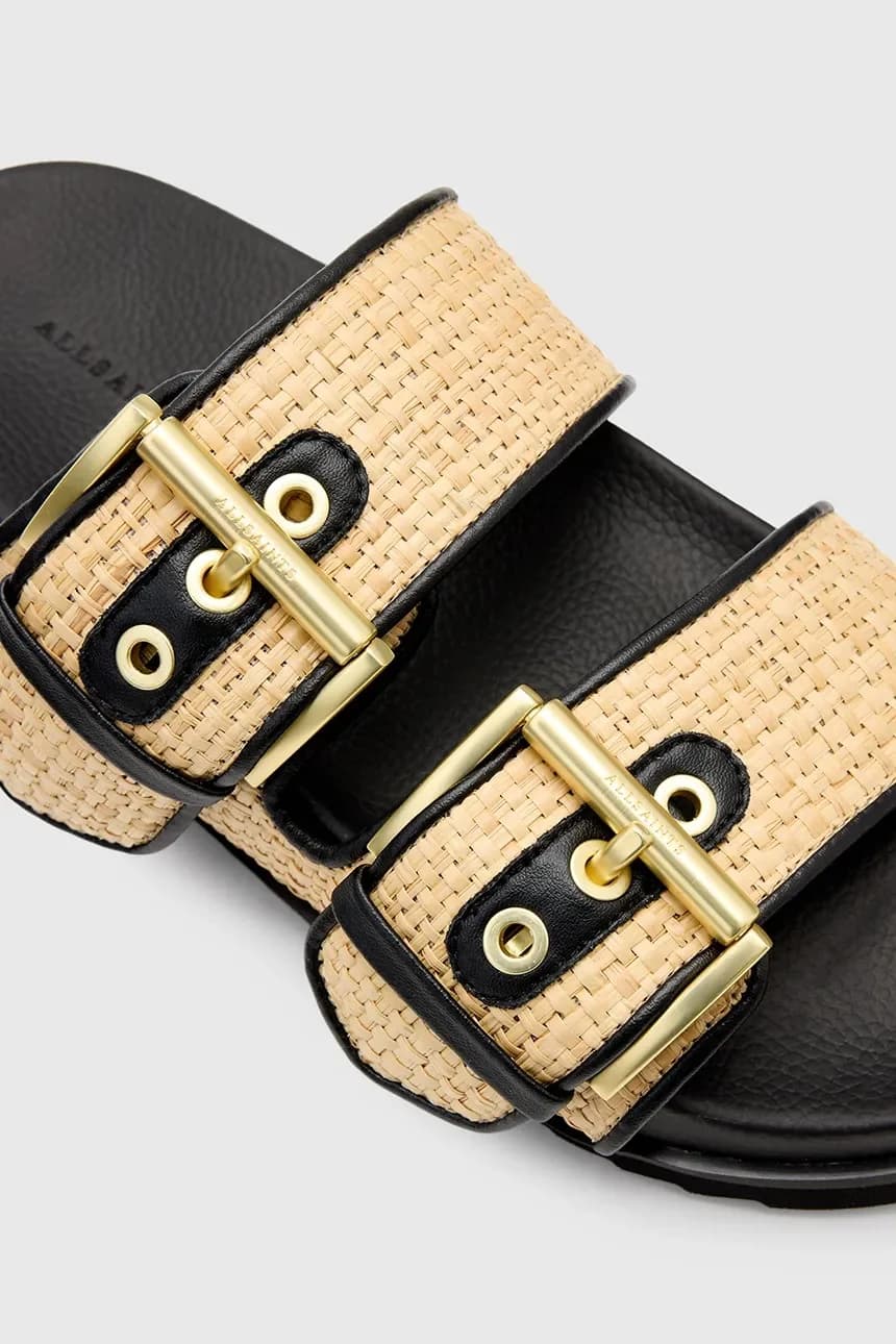 шлепанцы Sian Raffia Sandal - фото 4