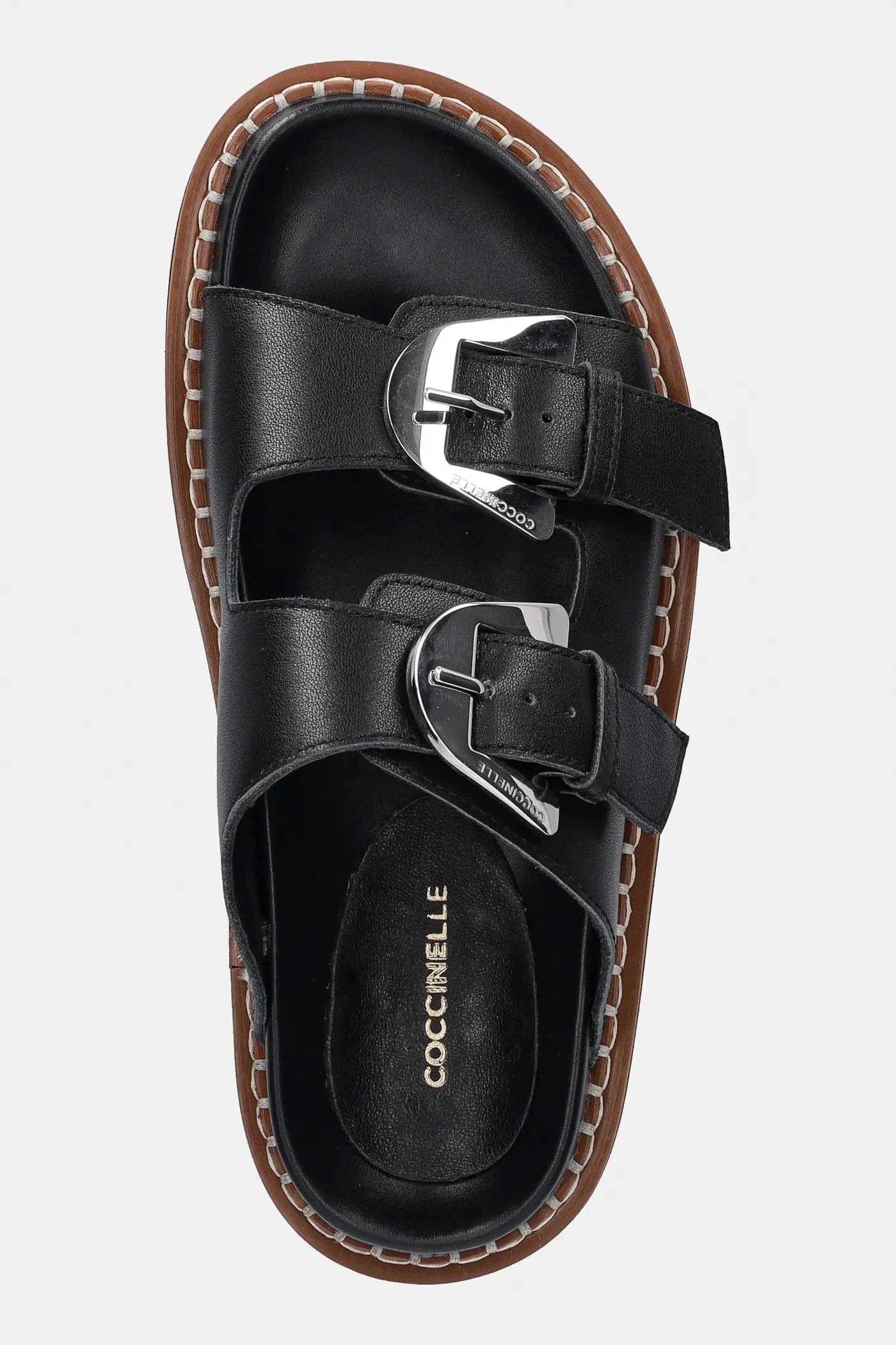 Кожаные шлепанцы - фото 4