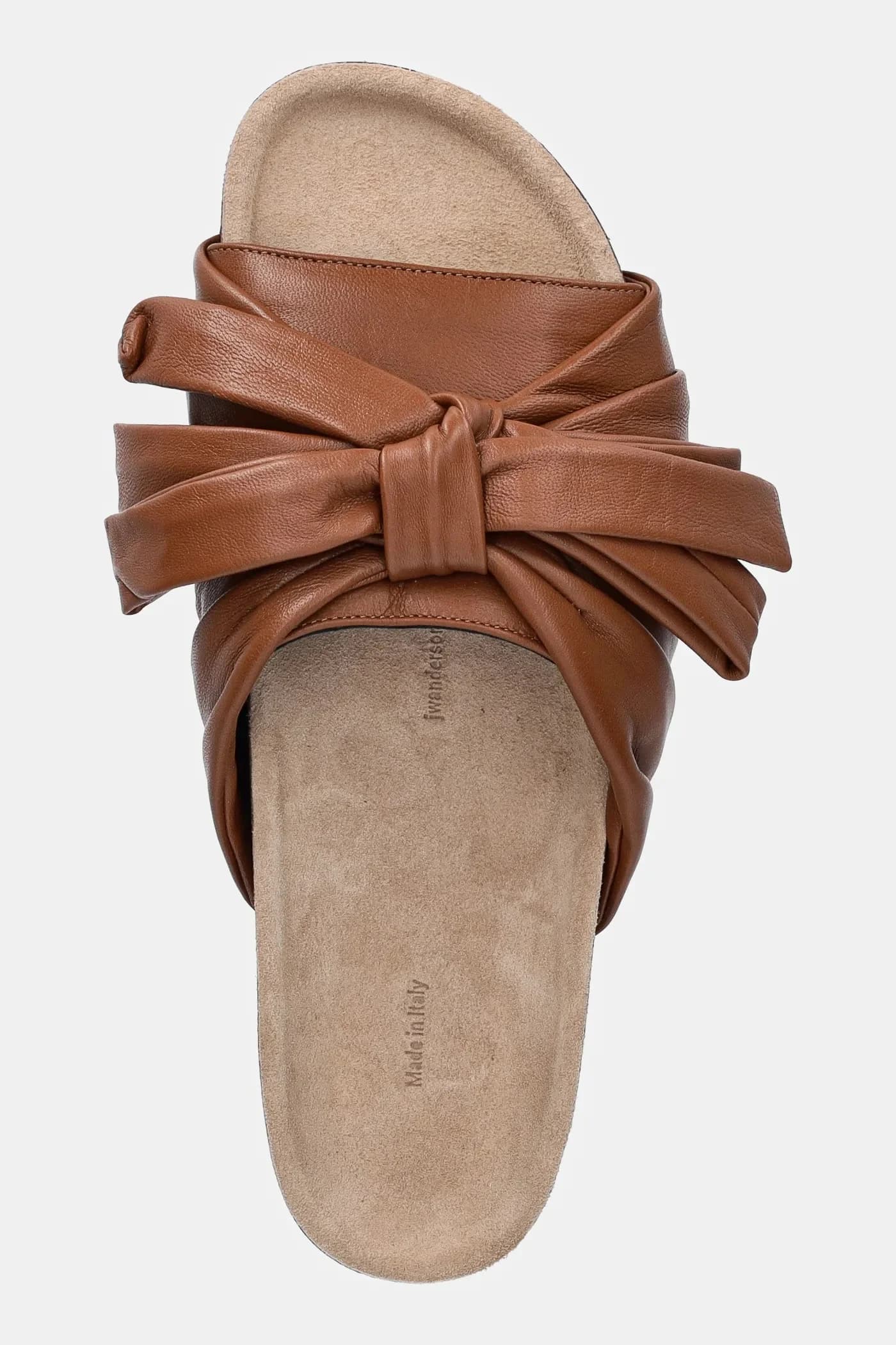 Кожаные шлепанцы - фото 4