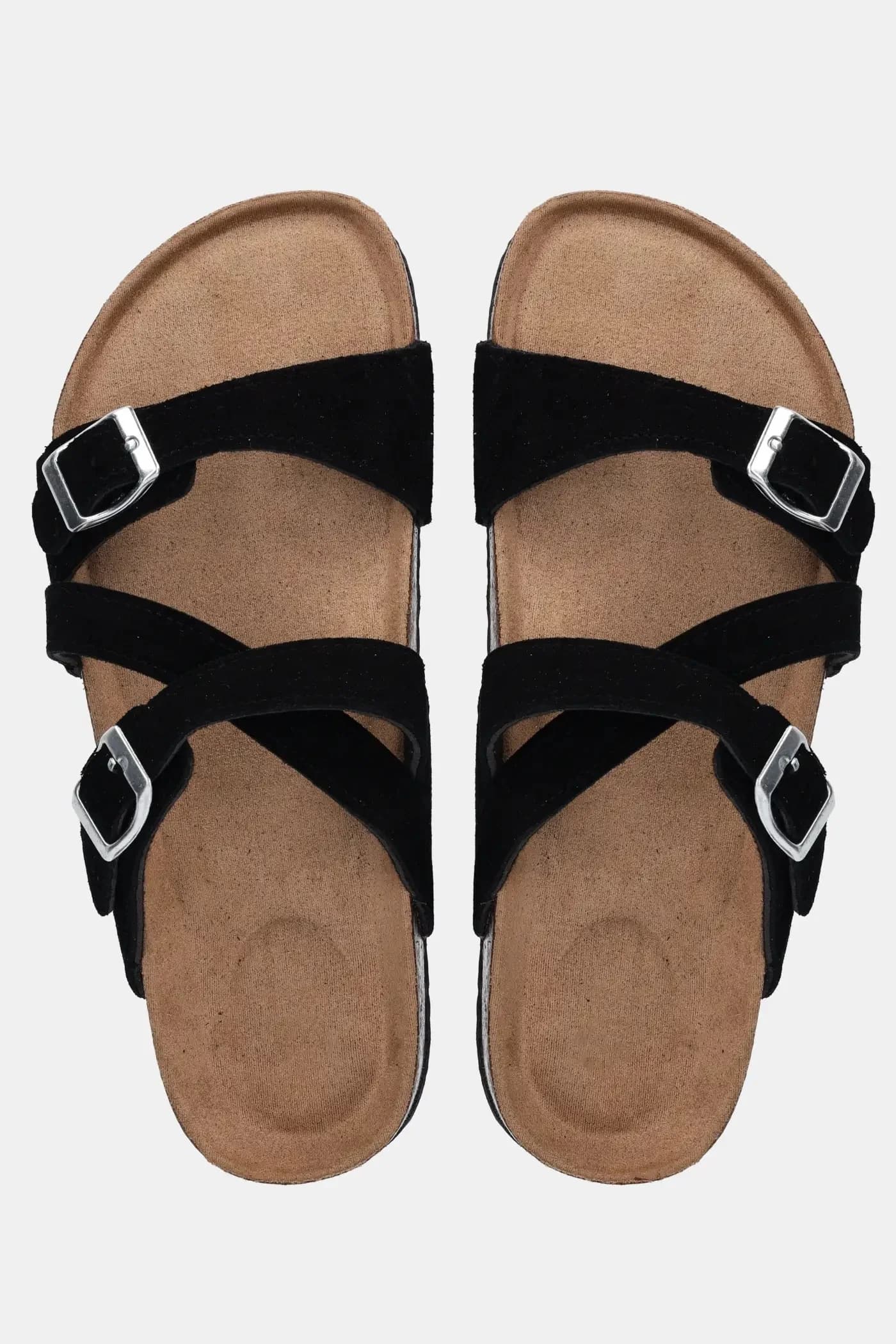 Замшевые шлепанцы - фото 4