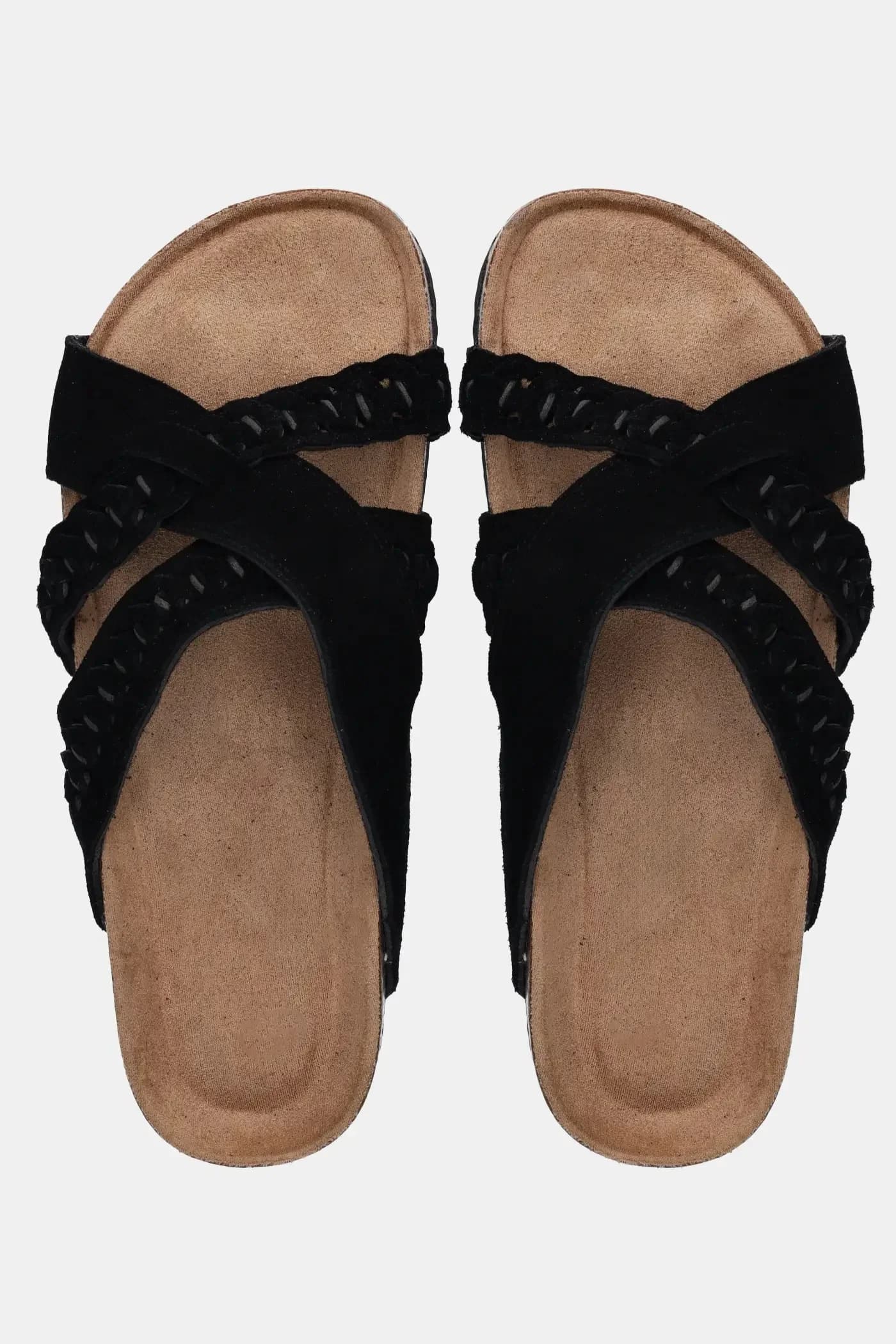 Замшевые шлепанцы - фото 4