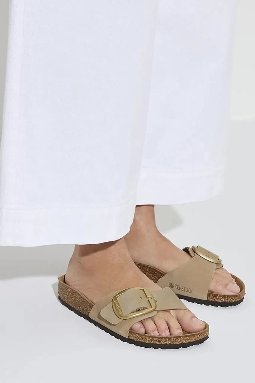 шлепанцы Madrid из нубука с большой пряжкой - фото 7