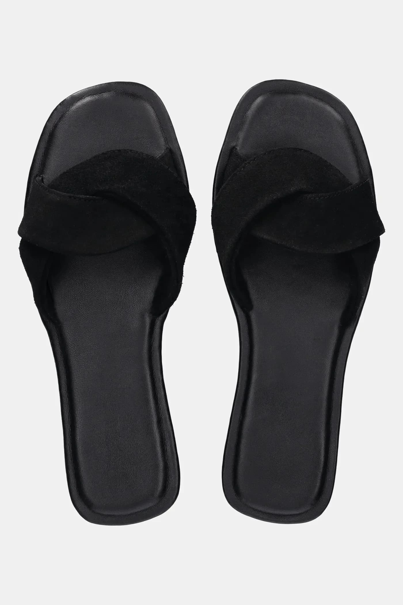 Замшевые шлепанцы - фото 5