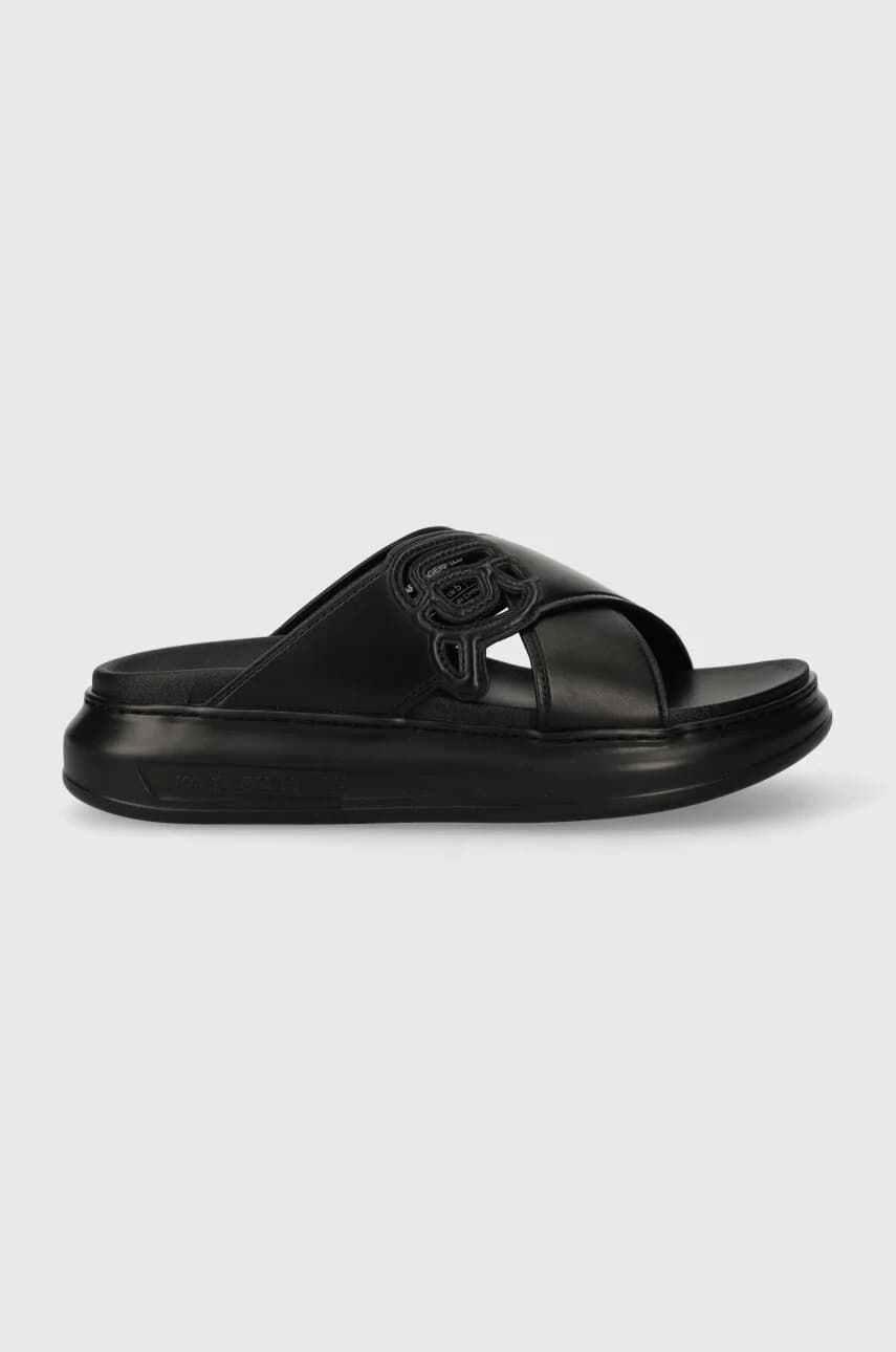 Кожаные шлепанцы KAPRI NFT - фото 2