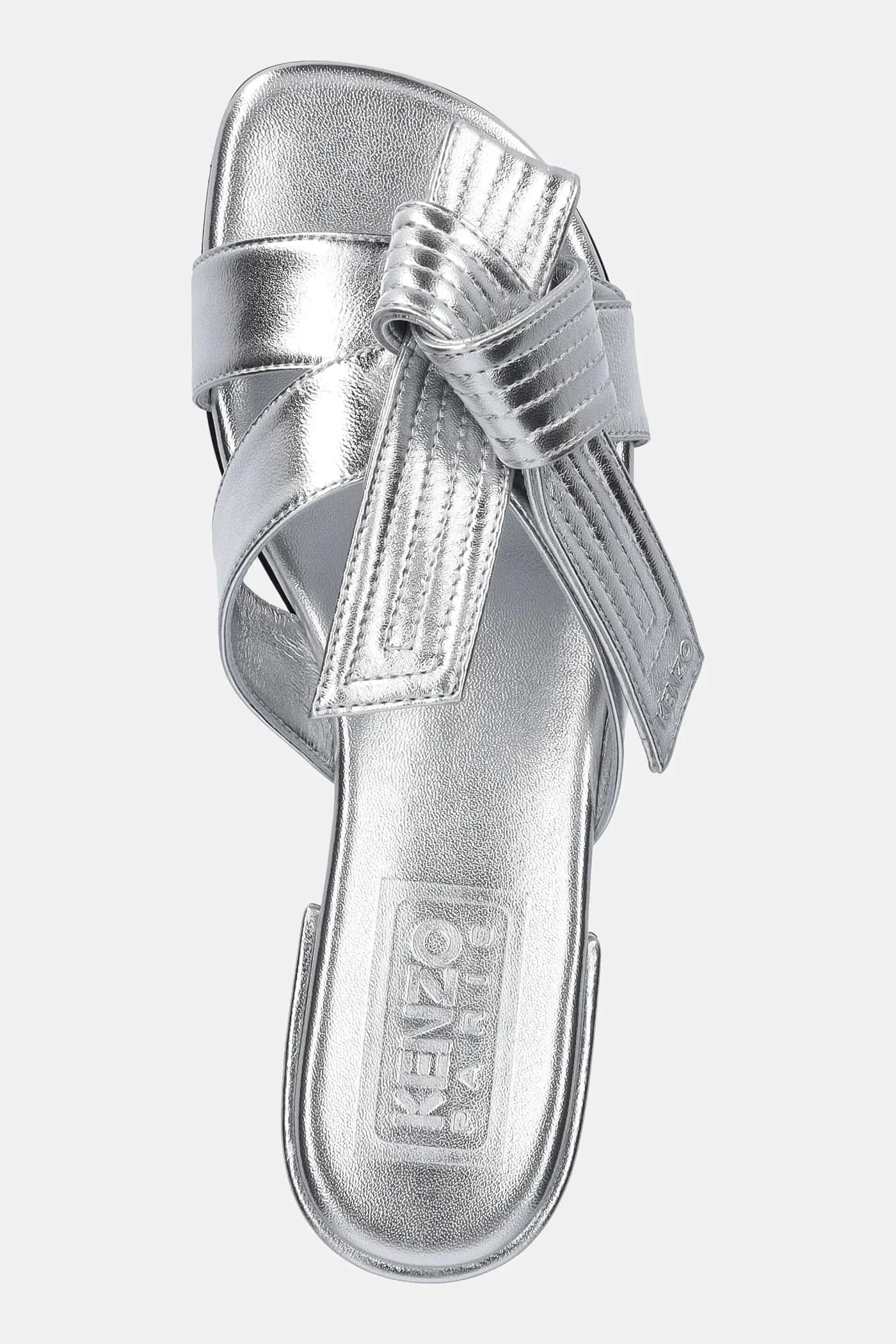 Кожаные шлепанцы мюля - фото 4