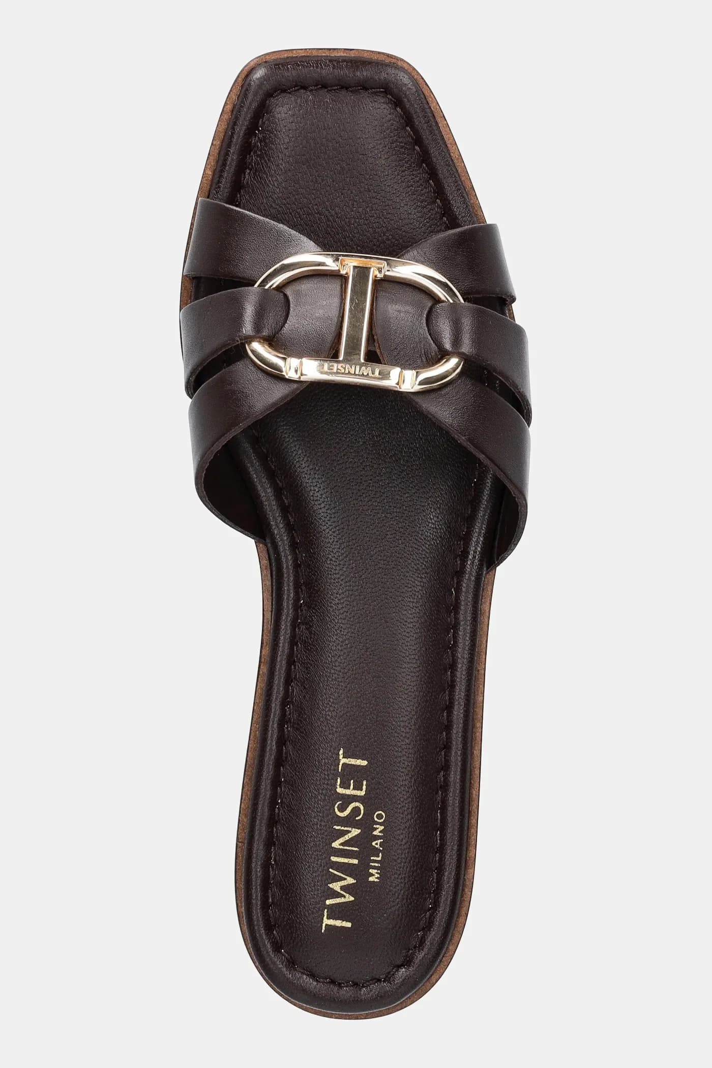 Кожаные шлепанцы - фото 4