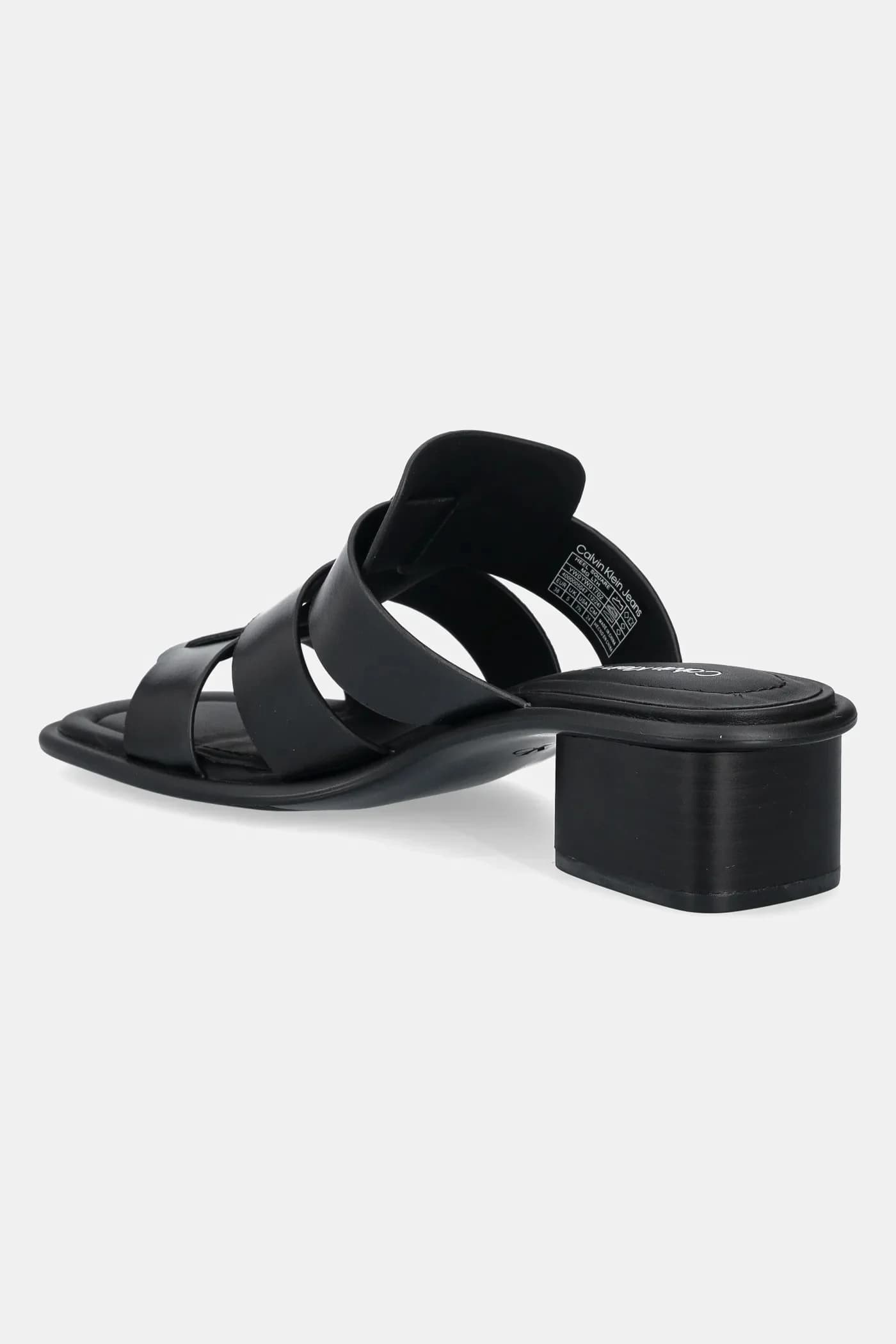 шлепанцы HEEL SQUARE MG LTH - фото 3