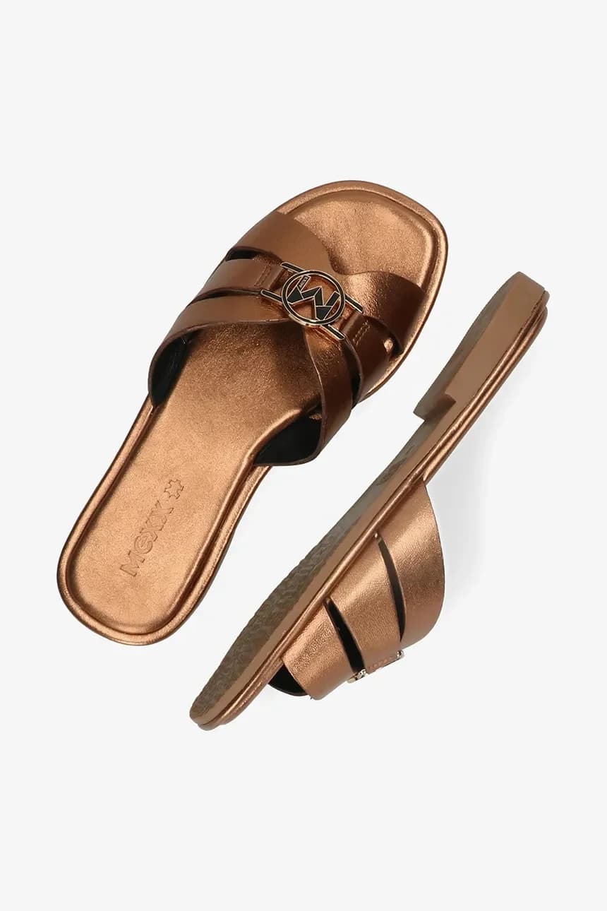 Кожаные шлепанцы RAMA PARROT - фото 6