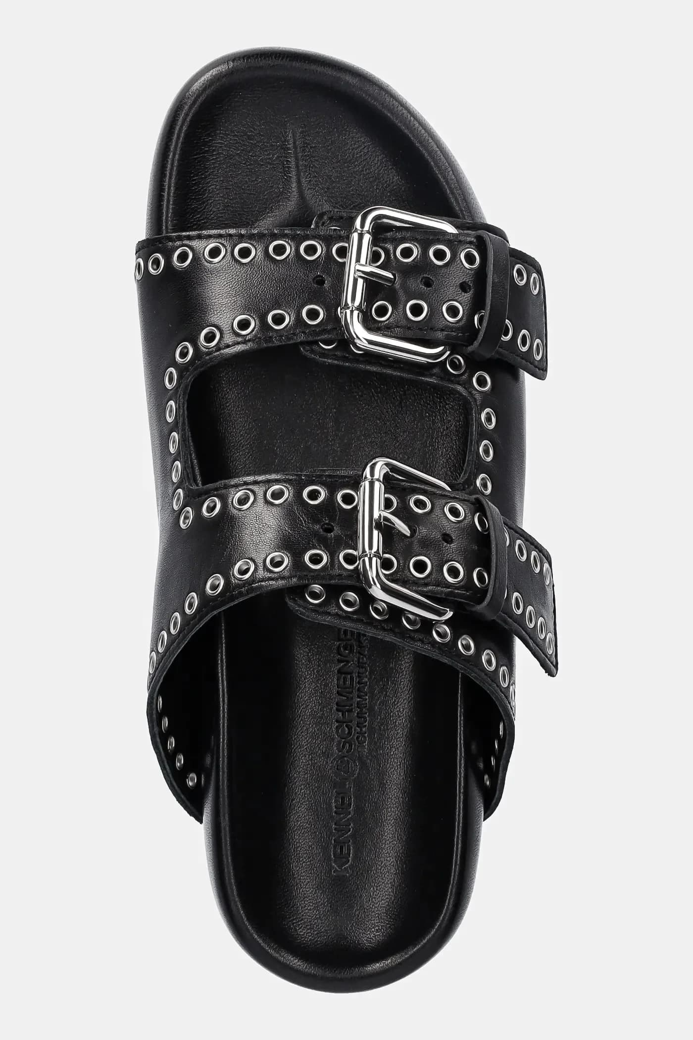 Кожаные шлепанцы Soda - фото 4