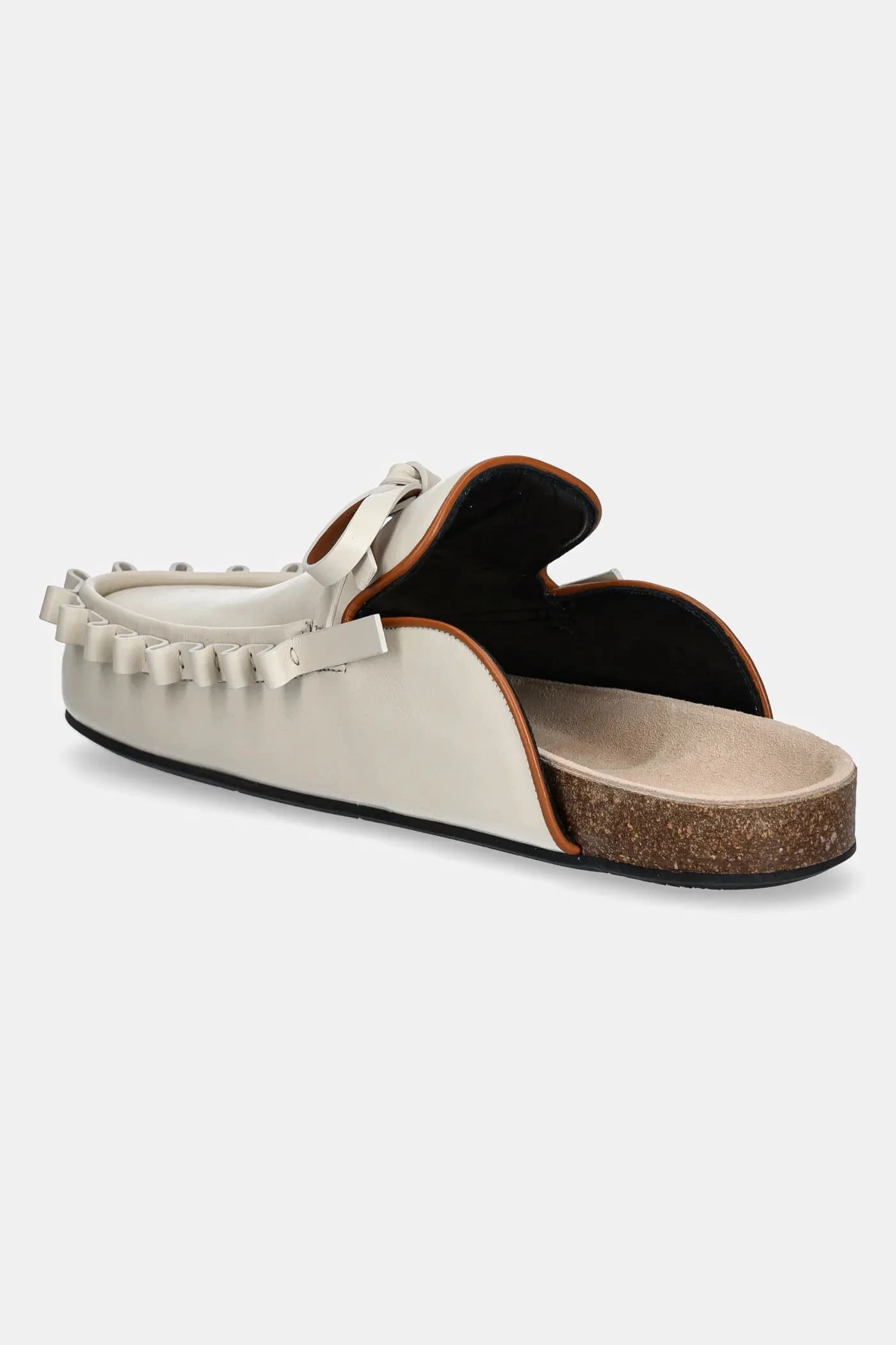 Кожаные шлепанцы - фото 3