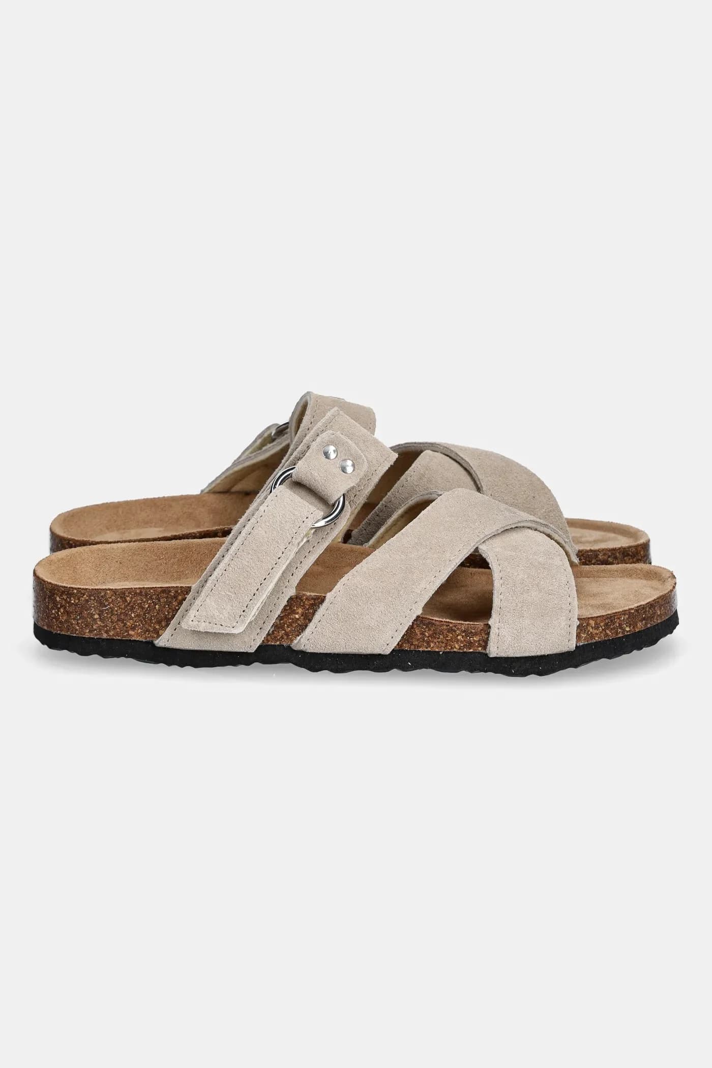 Замшевые шлепанцы - фото 2