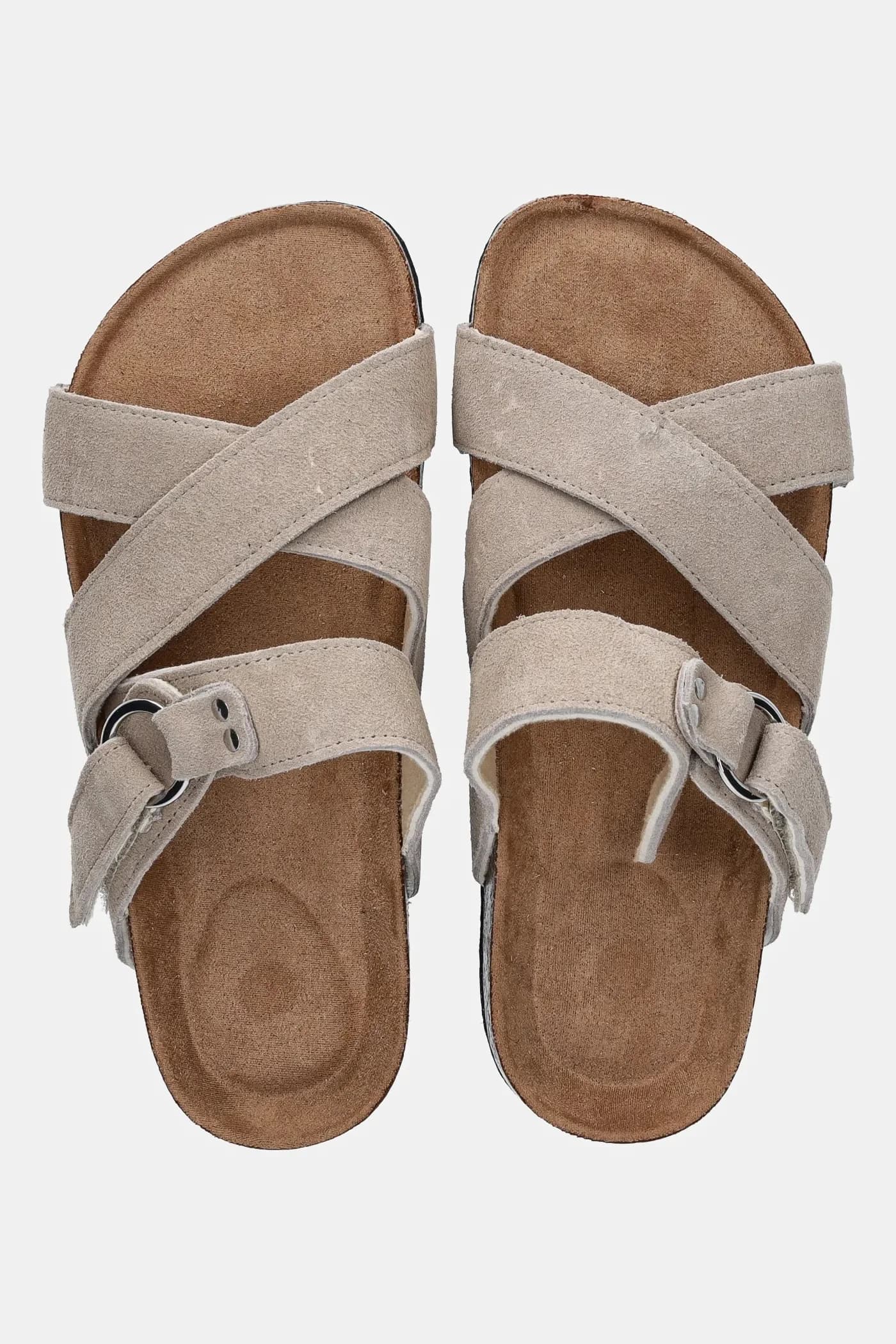 Замшевые шлепанцы - фото 4