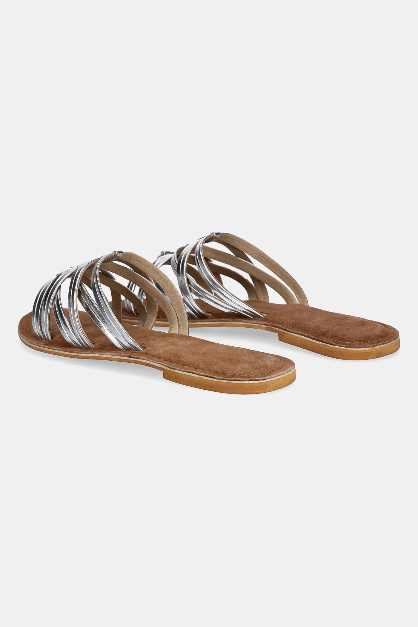 Кожаные шлепанцы - фото 3