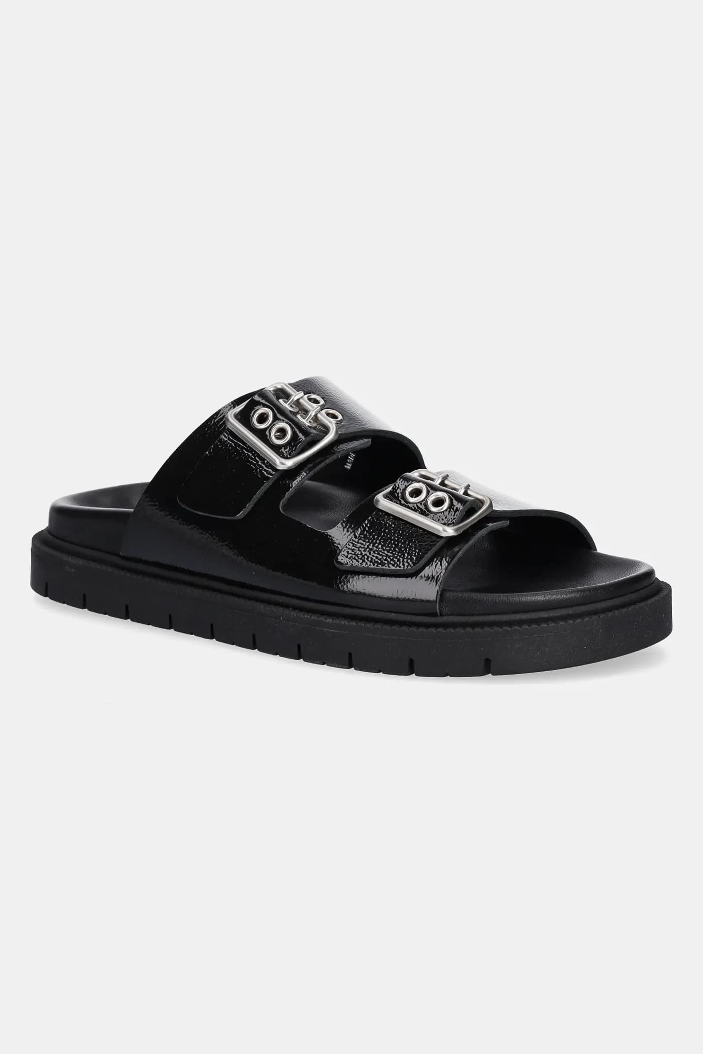 Замшевые тапочки из замши