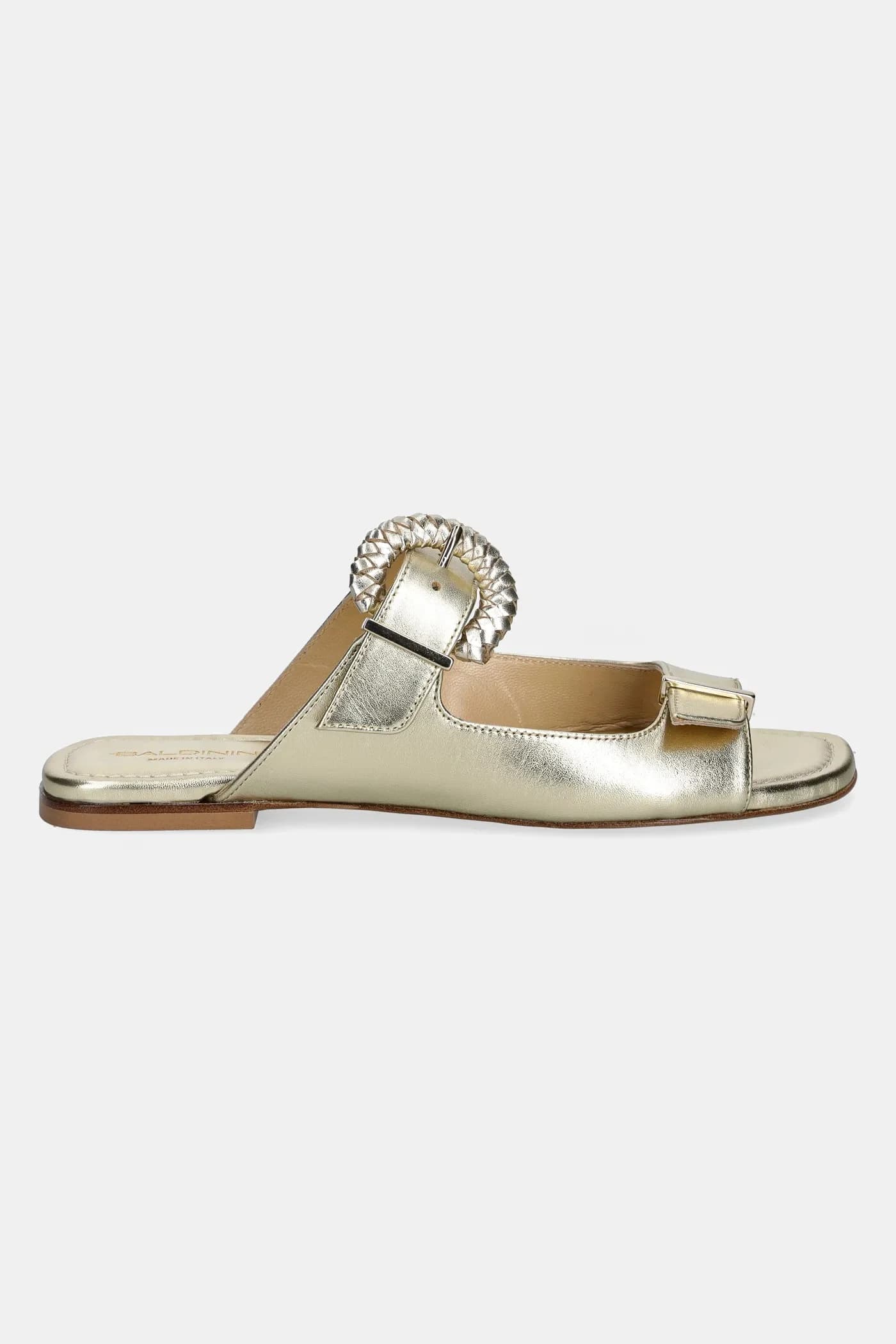 Кожаные шлепанцы - фото 2