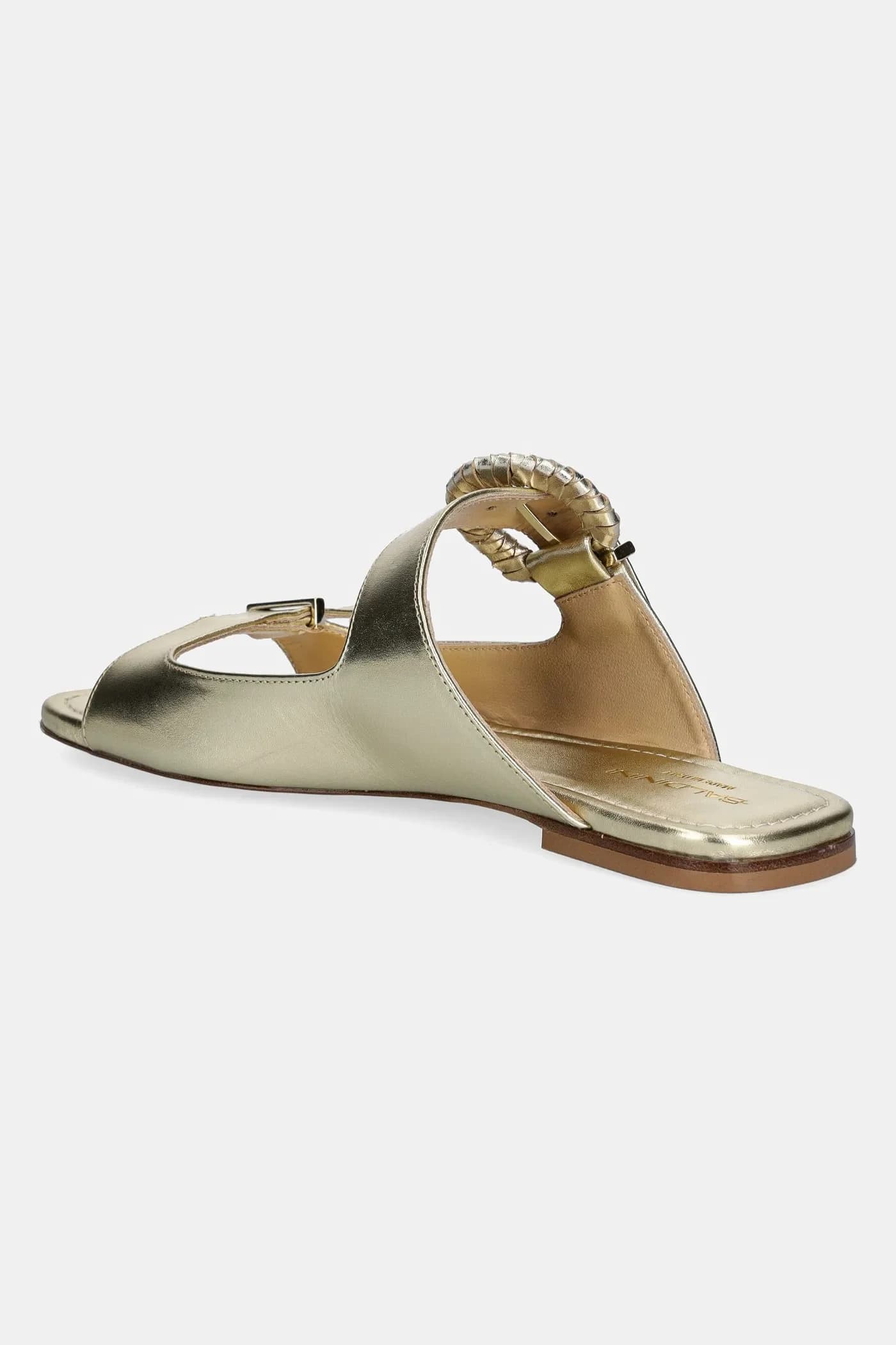 Кожаные шлепанцы - фото 3