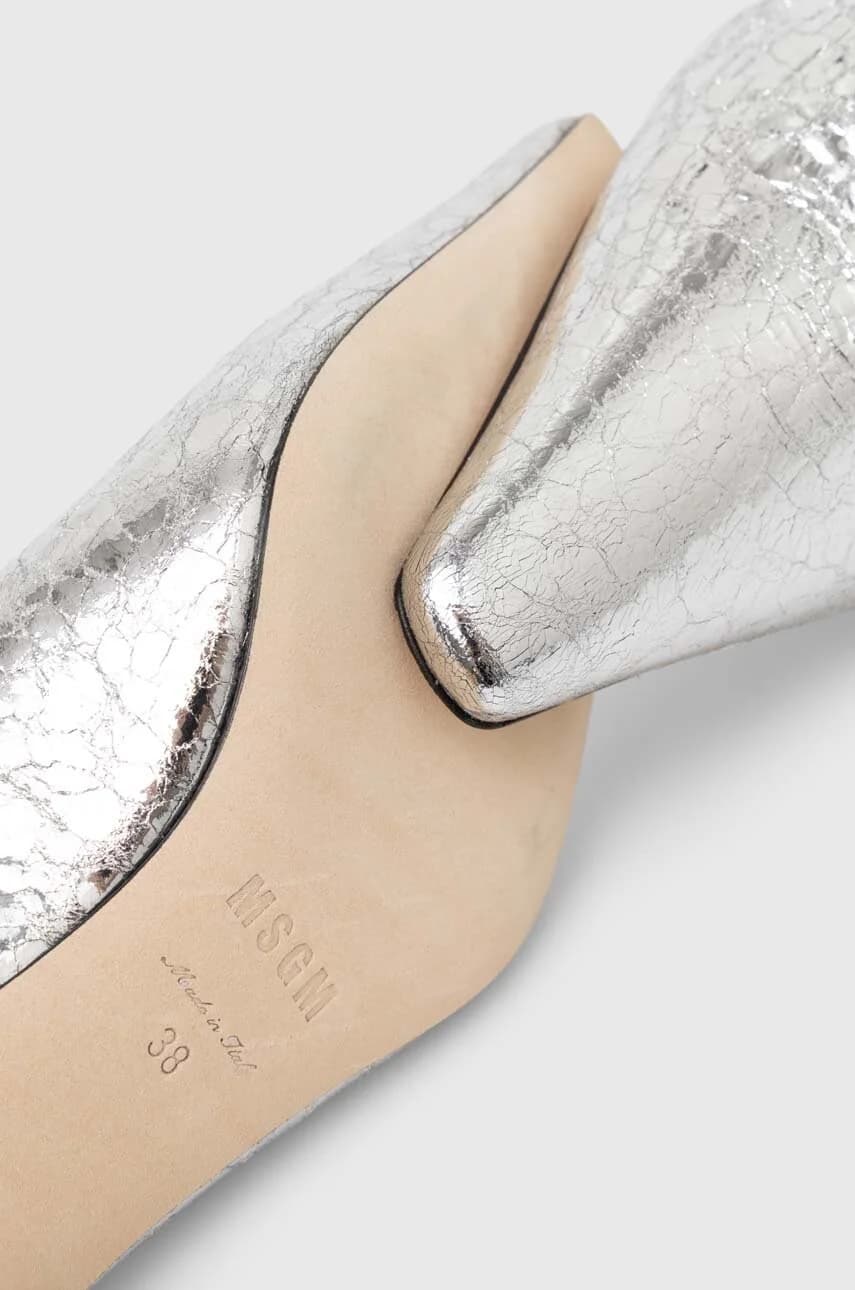 Кожаные шлепанцы - фото 6