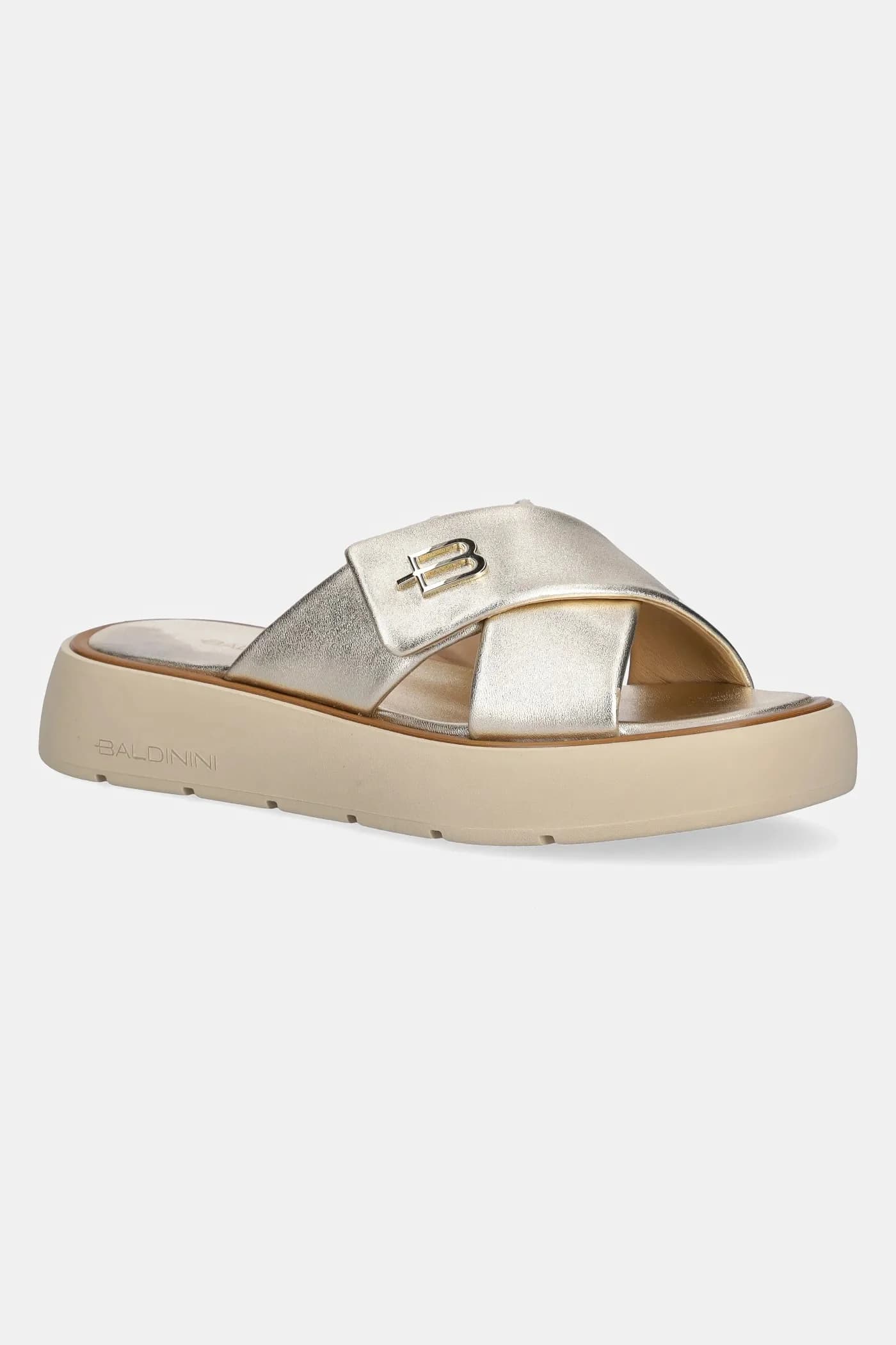 Кожаные шлепанцы