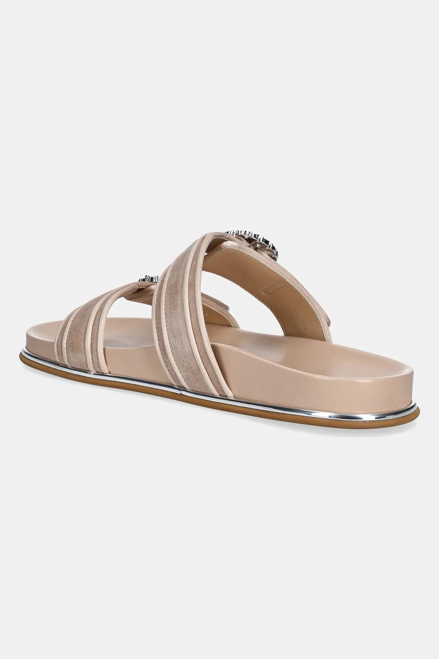 Замшевые шлепанцы - фото 3