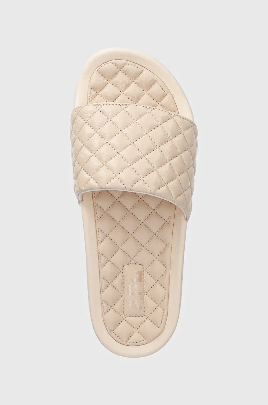 Кожаные шлепанцы LUSSO SLIDE - фото 4