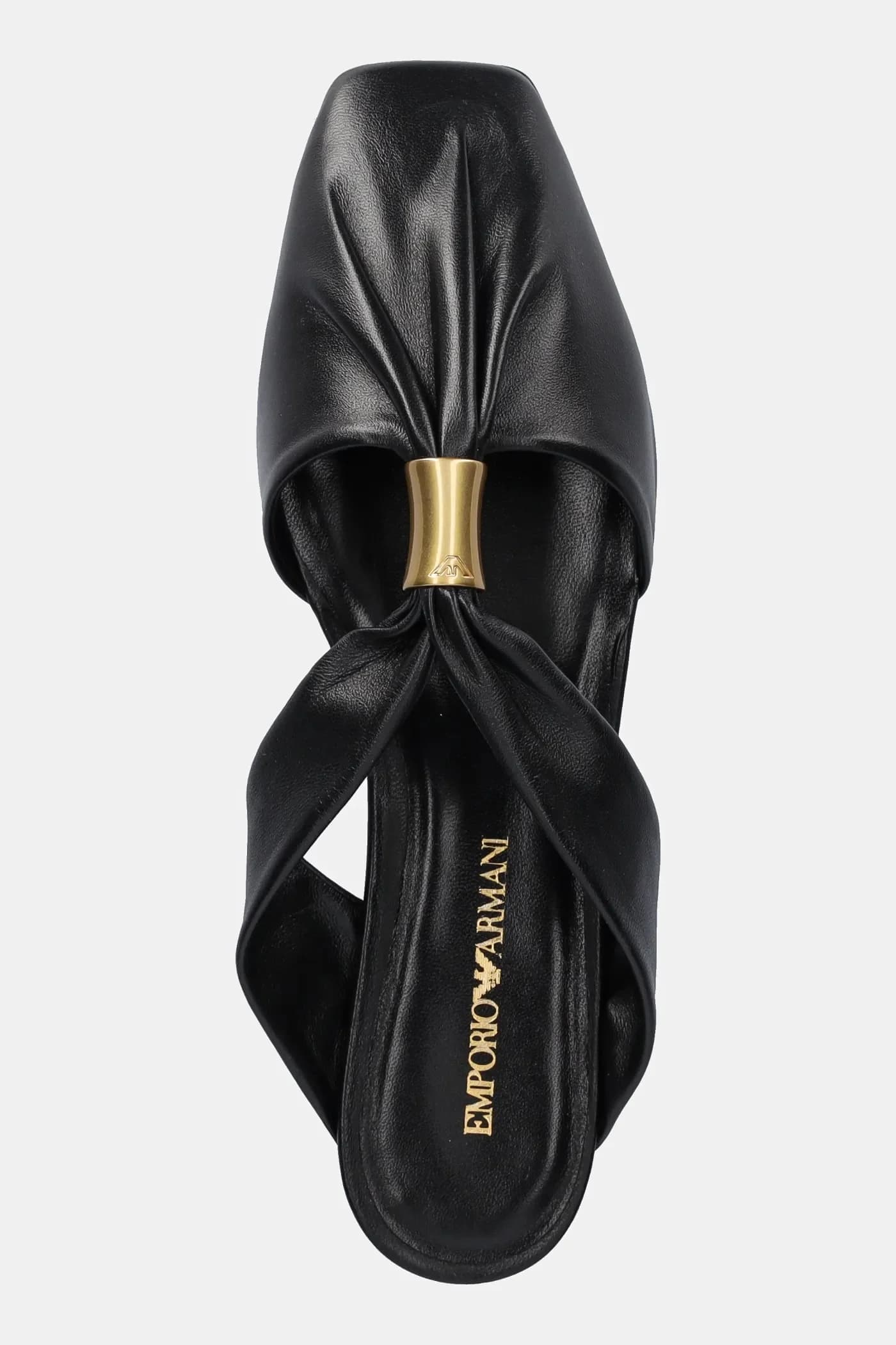 Кожаные шлепанцы - фото 4