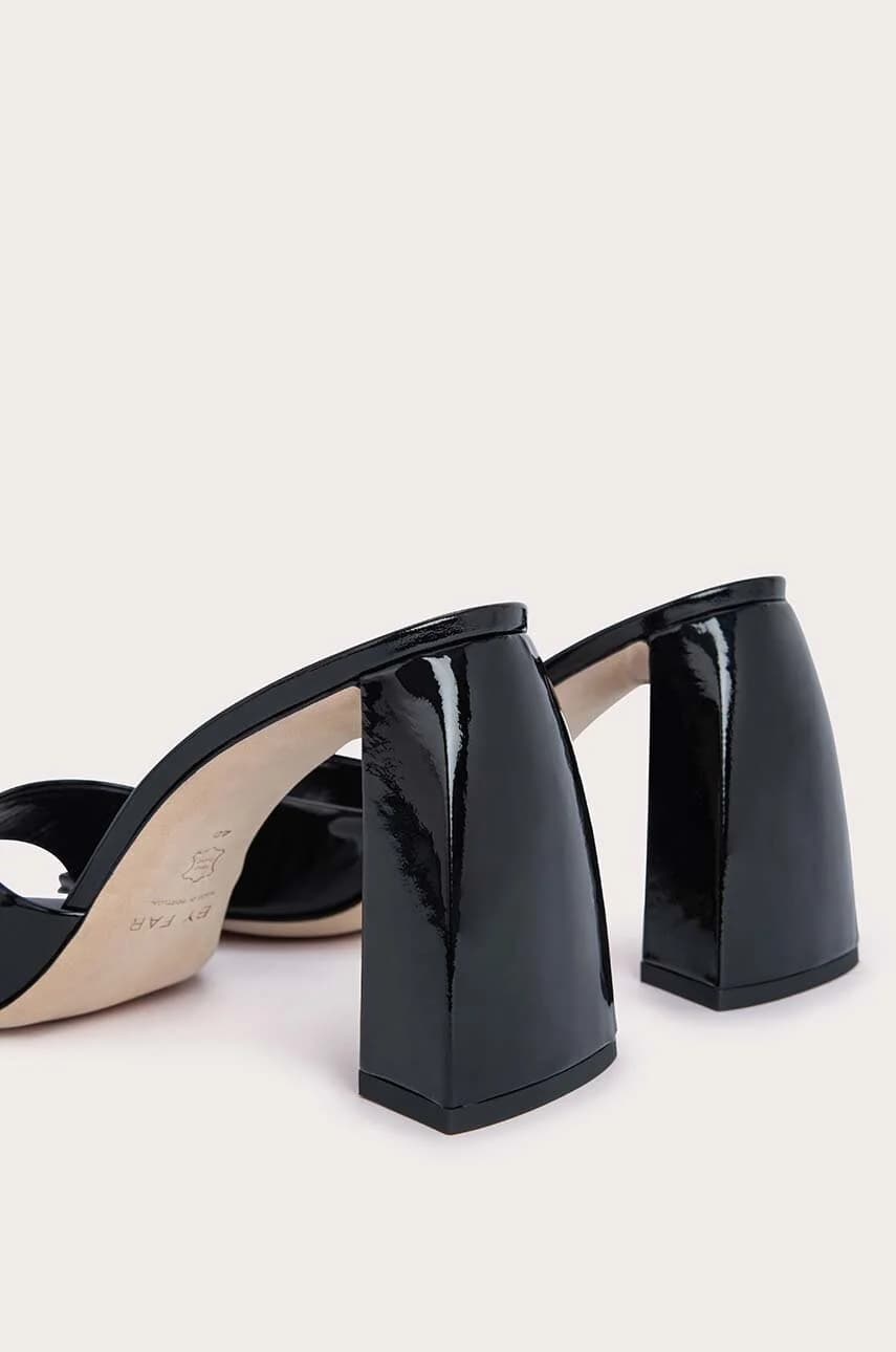 кожаные шлепанцы Michele - фото 3