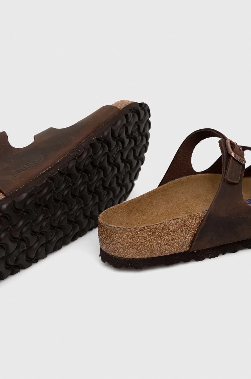 Кожаные шлепанцы FLORIDA - фото 3