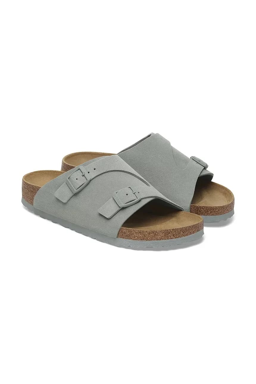 замшевые шлепанцы Zürich - фото 4