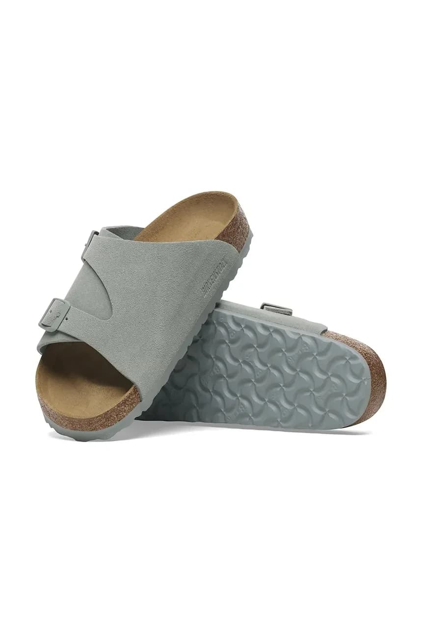 замшевые шлепанцы Zürich - фото 6