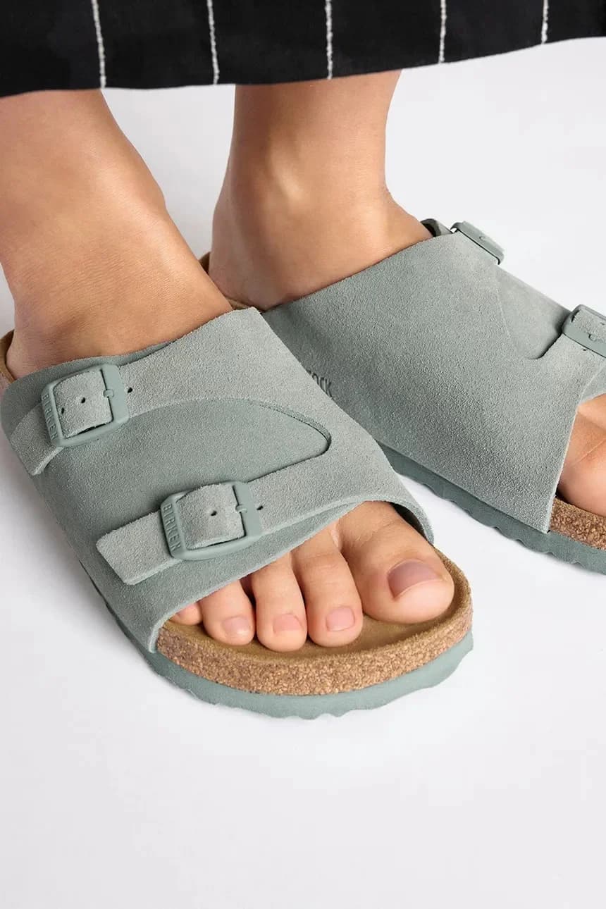 замшевые шлепанцы Zürich - фото 8