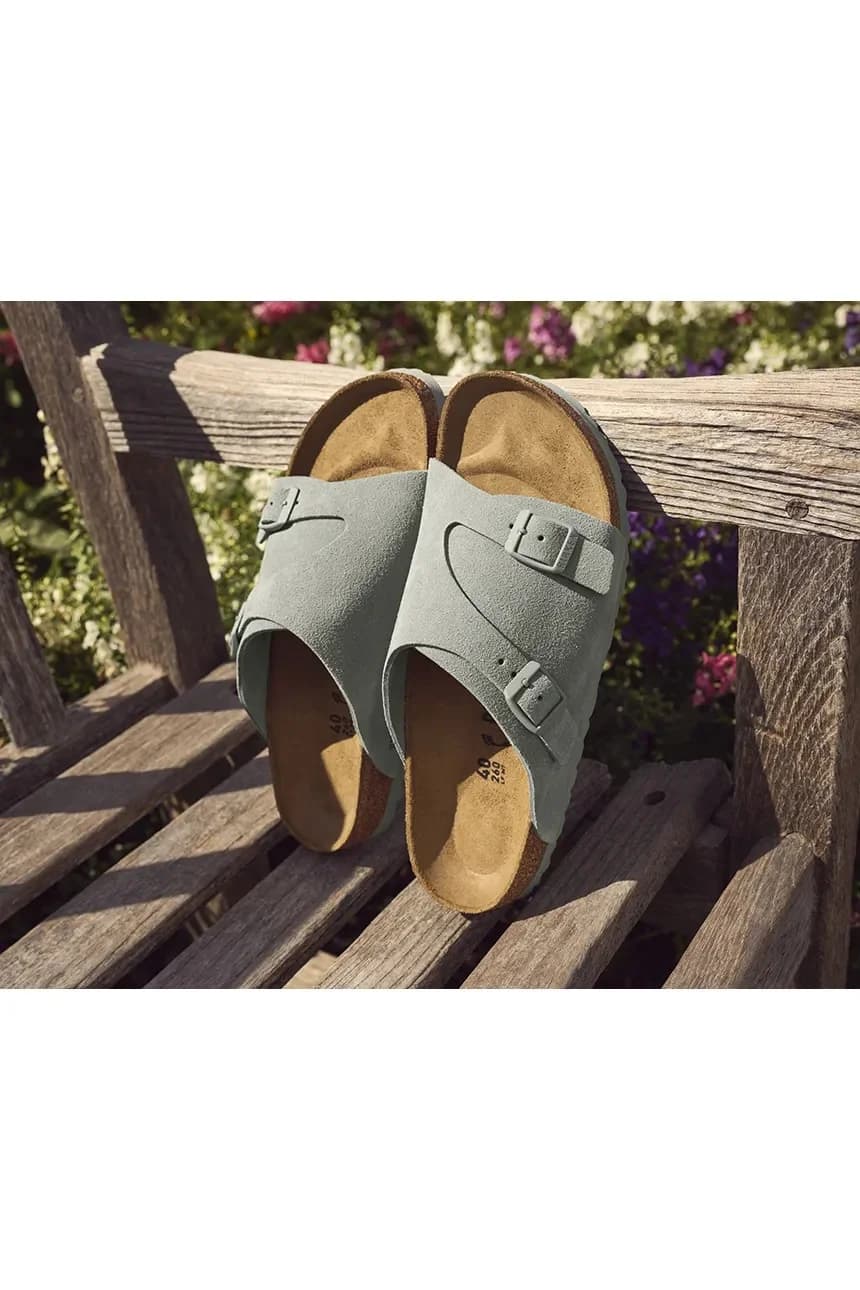 замшевые шлепанцы Zürich - фото 10