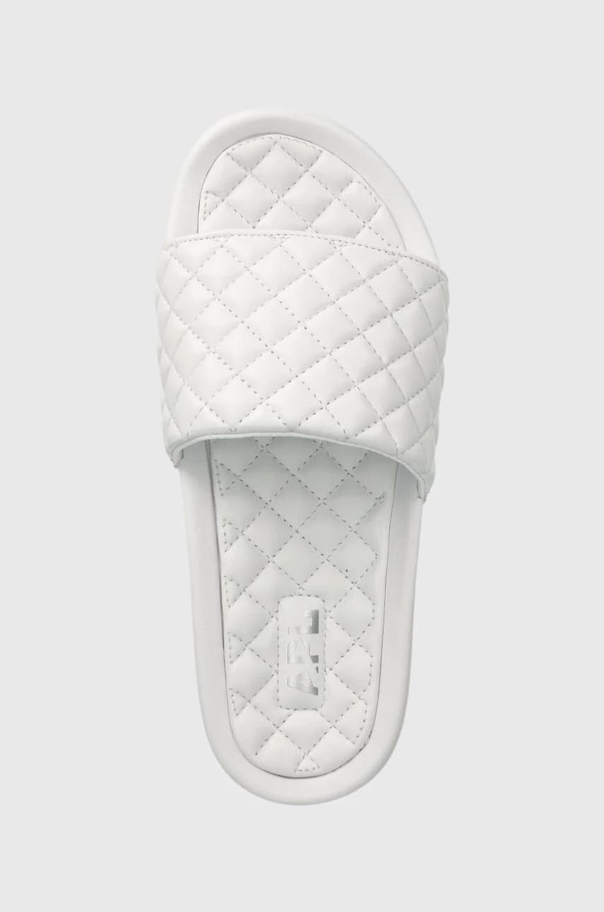 Кожаные шлепанцы LUSSO SLIDE - фото 4