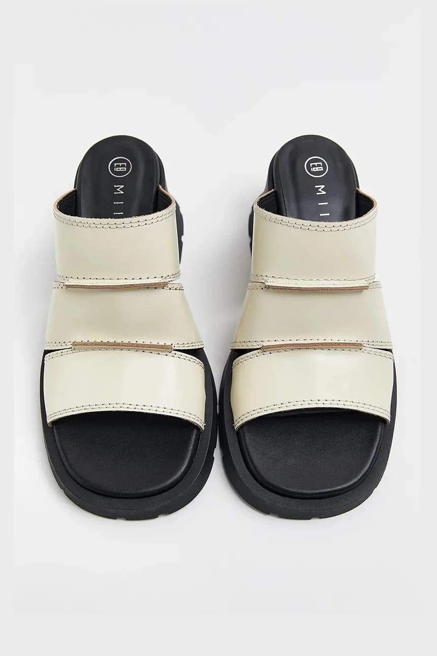 Кожаные шлепанцы Jadzia - фото 3